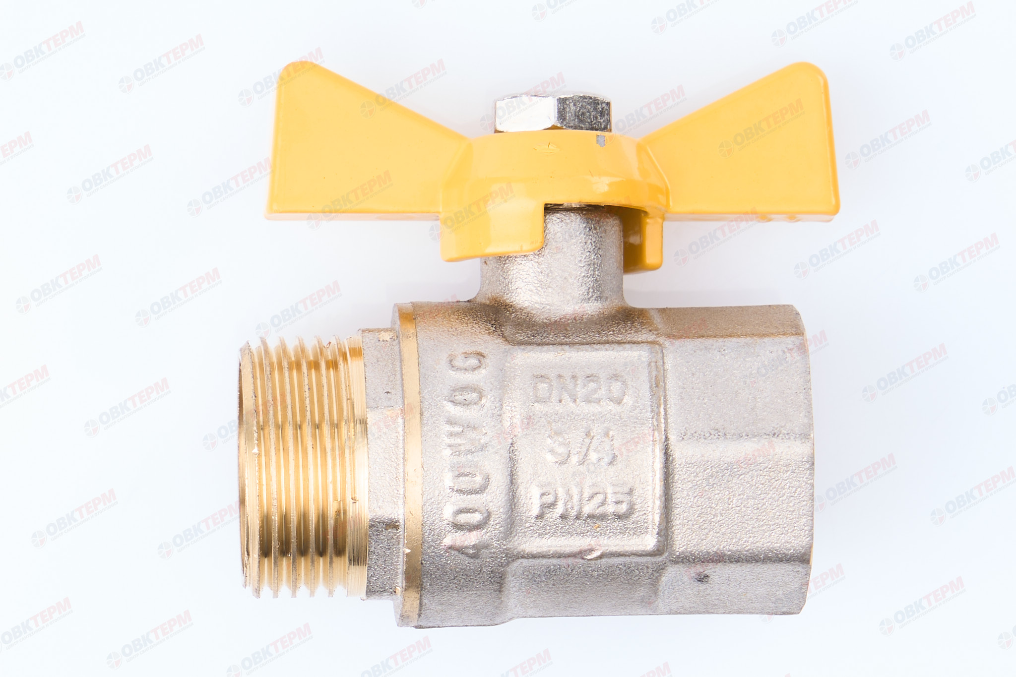 Кран шаровый     ТСМ      3/4" ВН  бабочка  ГАЗОВЫЙ      (160/16) - Изображение №1