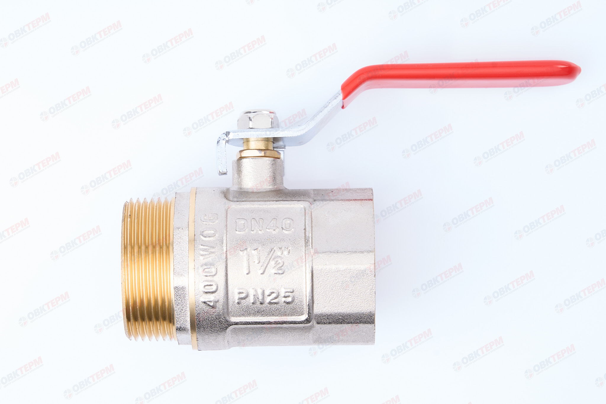 Кран шаровый     ТСМ   1 1/2"  ВН     ручка              (40/4 шт) - изображение №1