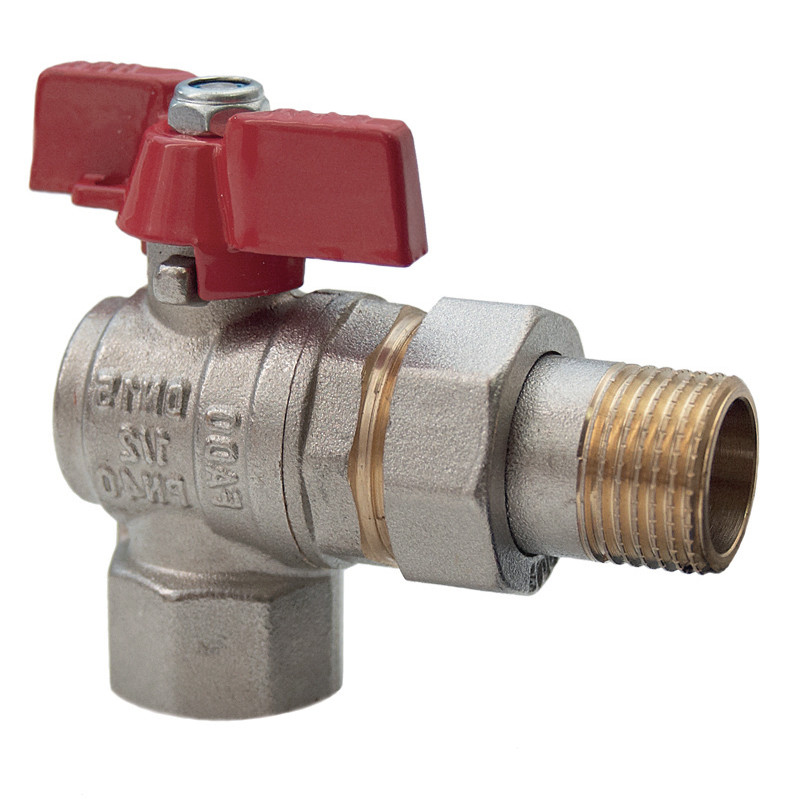 Кран шаровый с американкой    ТСМ   3/4"   УГЛОВОЙ          (120/12 шт) - Изображение №2