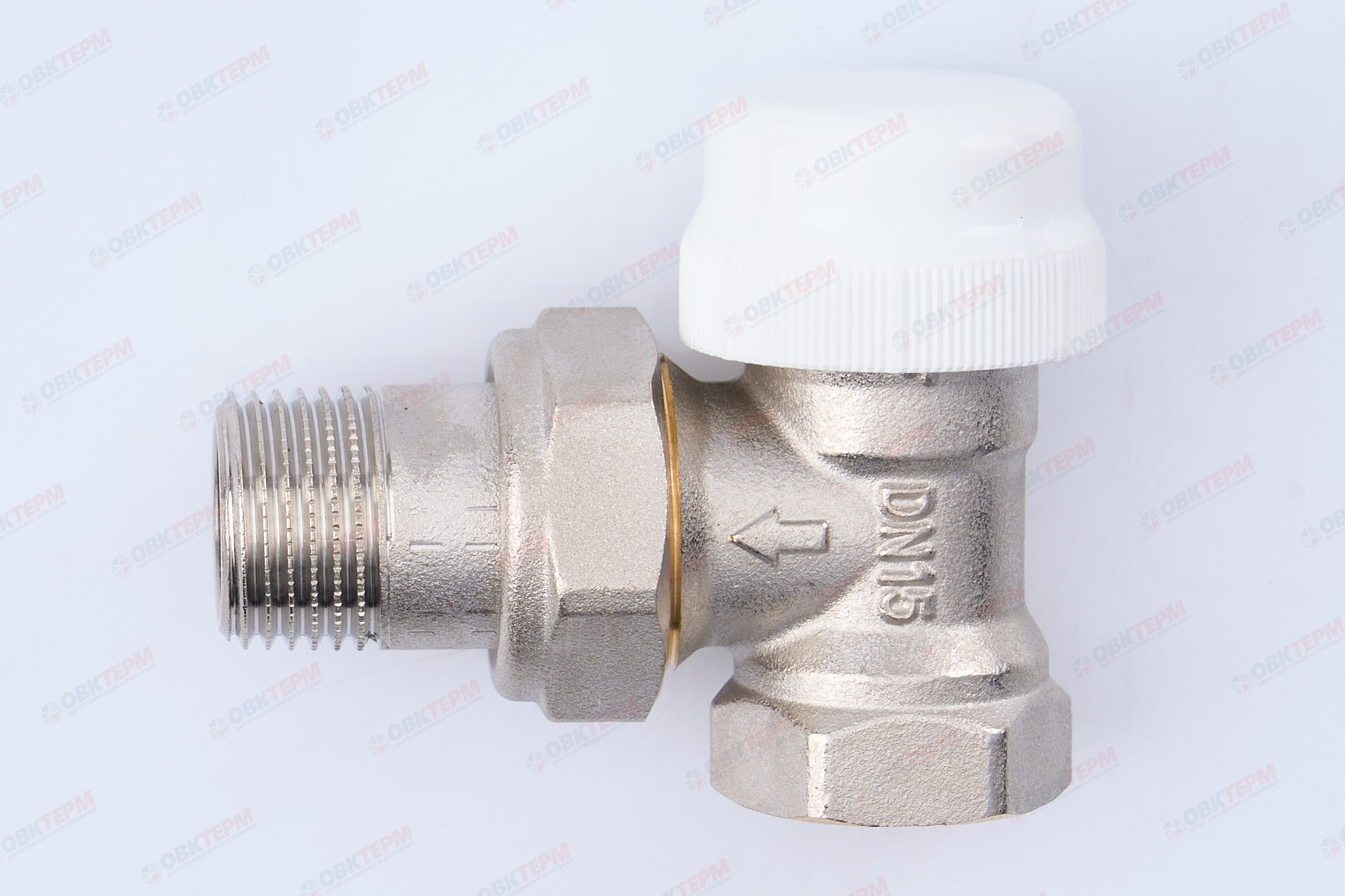 Клапан термостат. Valtec для радиат углов. 1/2    (80ящ/10) - Изображение №1