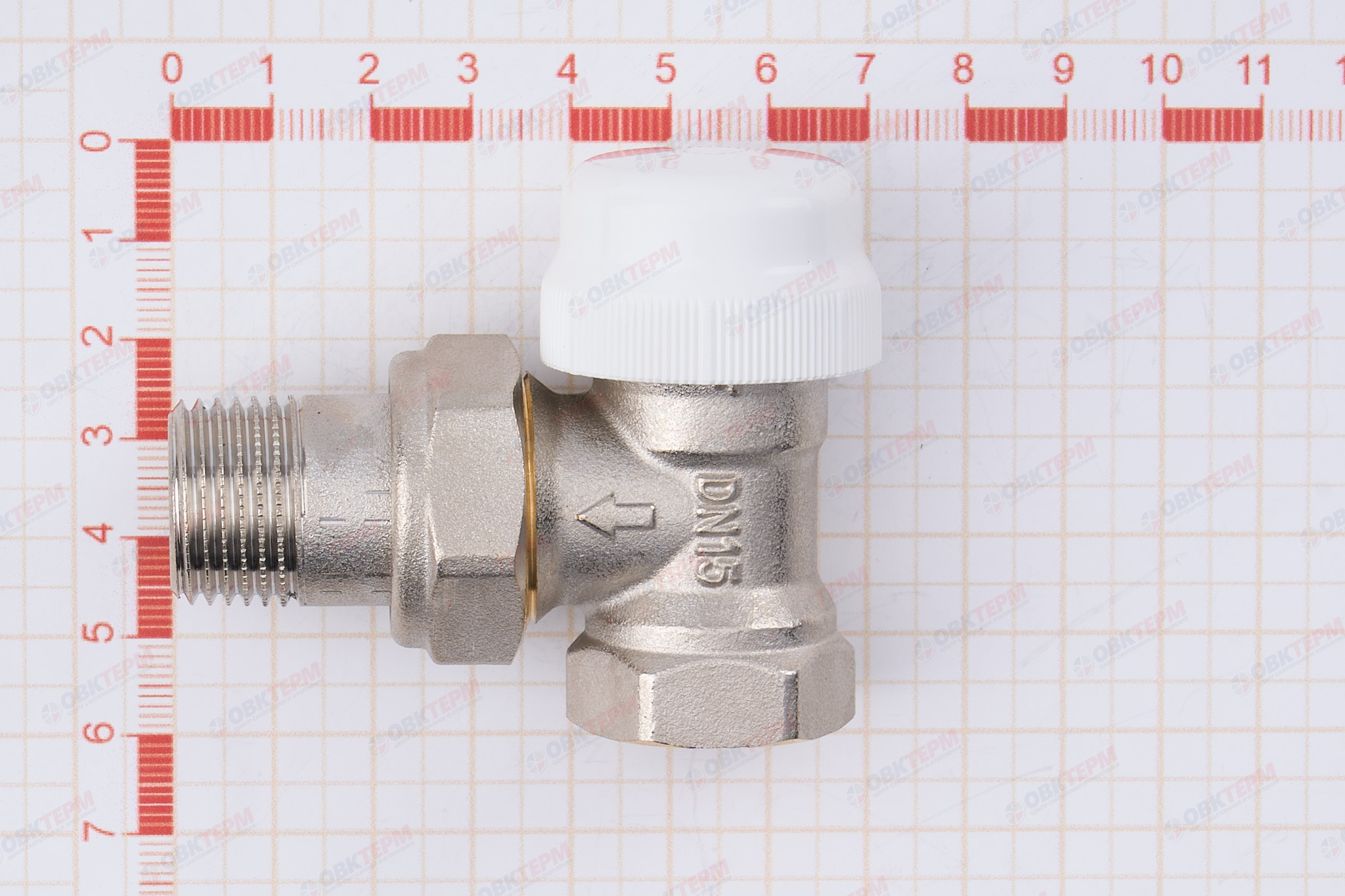 Клапан термостат. Valtec для радиат углов. 1/2    (80ящ/10) - миниатюра №7