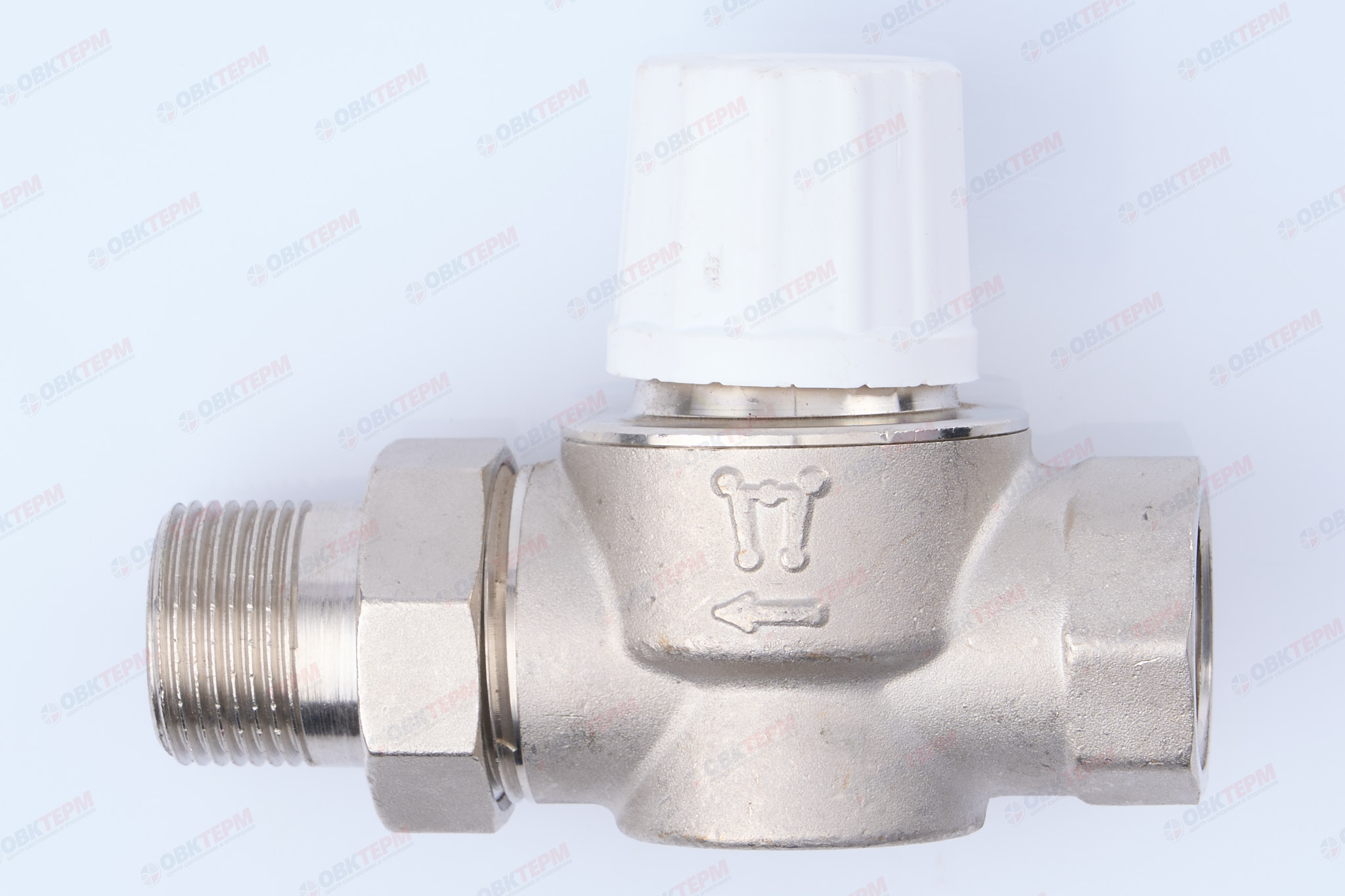 Клапан термостат. Valtec повыш. пропускн. спос. прямой 3/4"    (5уп/60ящ) - Изображение №1