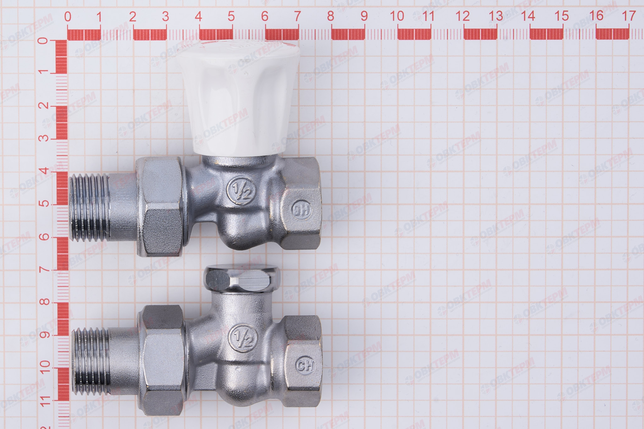 Комплект термо    GIACOMINI  прямой  1/2" (верх+низ) - миниатюра №6
