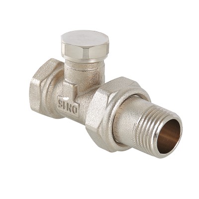 Кран рад.      Valtec Клапан настроечный  для радиатора прямой 1/2"     (80ящ/10) - миниатюра №2