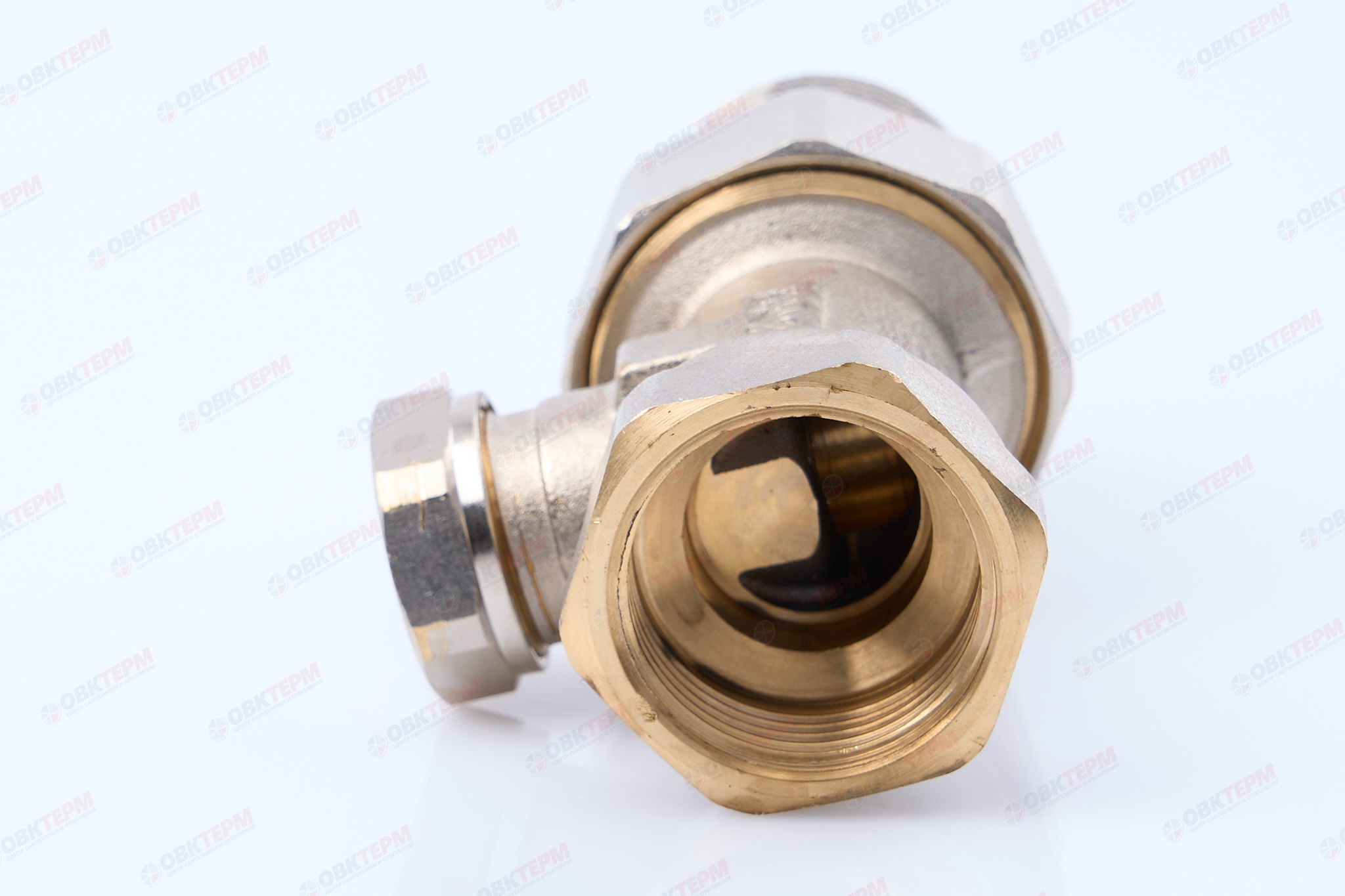 Кран рад.      Valtec Клапан настроечный  для радиатора прямой 3/4"      (80ящ/10) - миниатюра №5