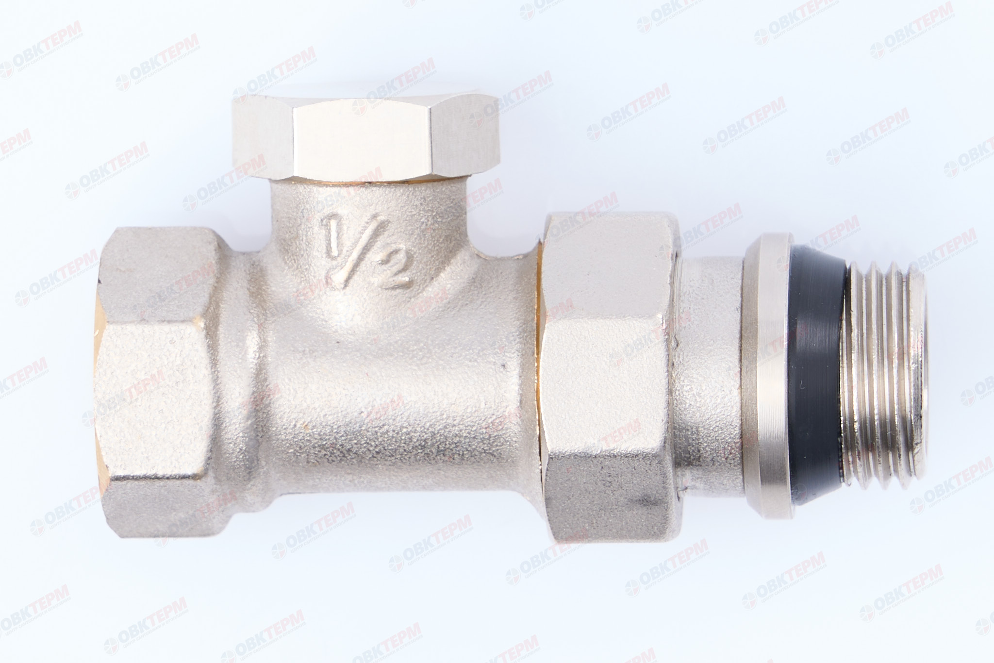 Кран рад.      Valtec Клапан настроечный  прямой 1/2"  (с доп уплотнением)    (96 ящ /12) - Изображение №3