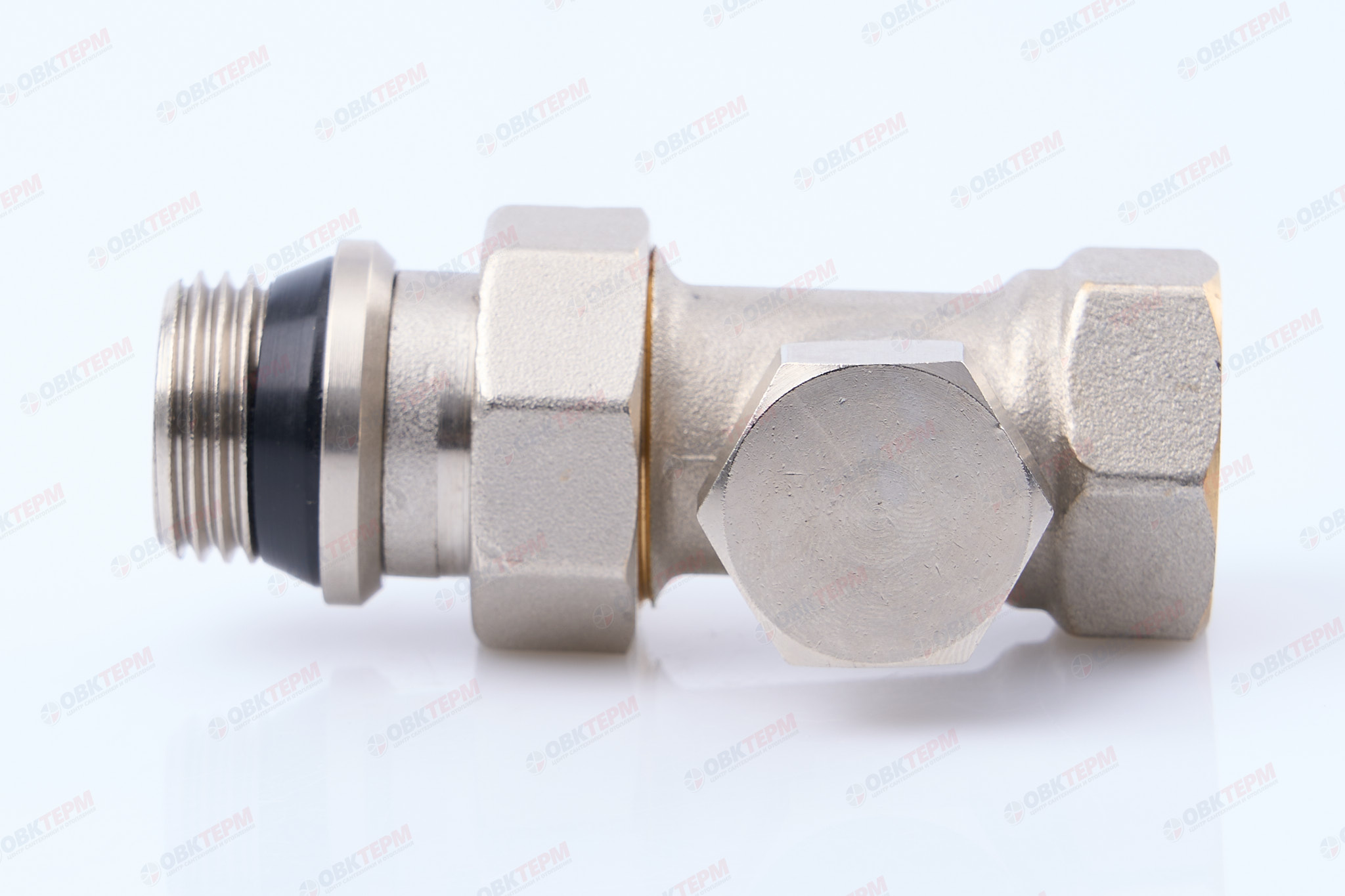 Кран рад.      Valtec Клапан настроечный  прямой 1/2"  (с доп уплотнением)    (96 ящ /12) - миниатюра №6