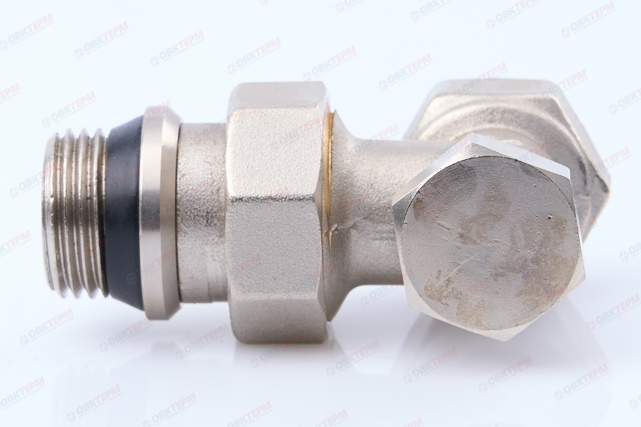 Кран рад.      Valtec Клапан настроечный  угловой 1/2" (с доп. уплотнением)    (96ящ/12) - миниатюра №6