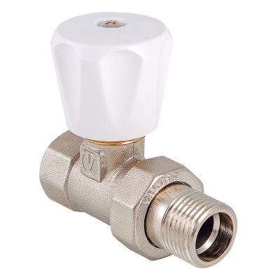 Кран рад.      Valtec Клапан ручной  для радиатора прямой 1/2"  (компактный)       (135/9) - Изображение №2