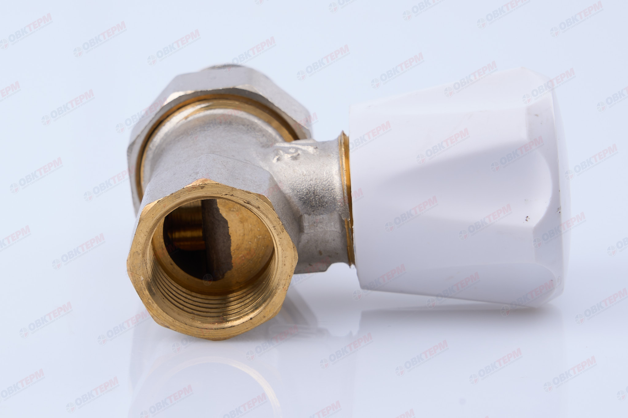Кран рад.      Valtec Клапан ручной  для радиатора прямой 1/2"  (компактный)       (135/9) - Изображение №5