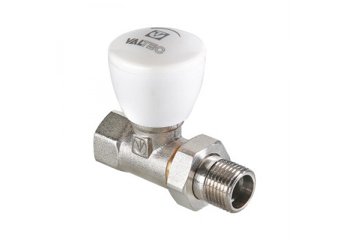 Кран рад.      Valtec Клапан ручной  для радиатора прямой 1/2" (верх) - Изображение №2