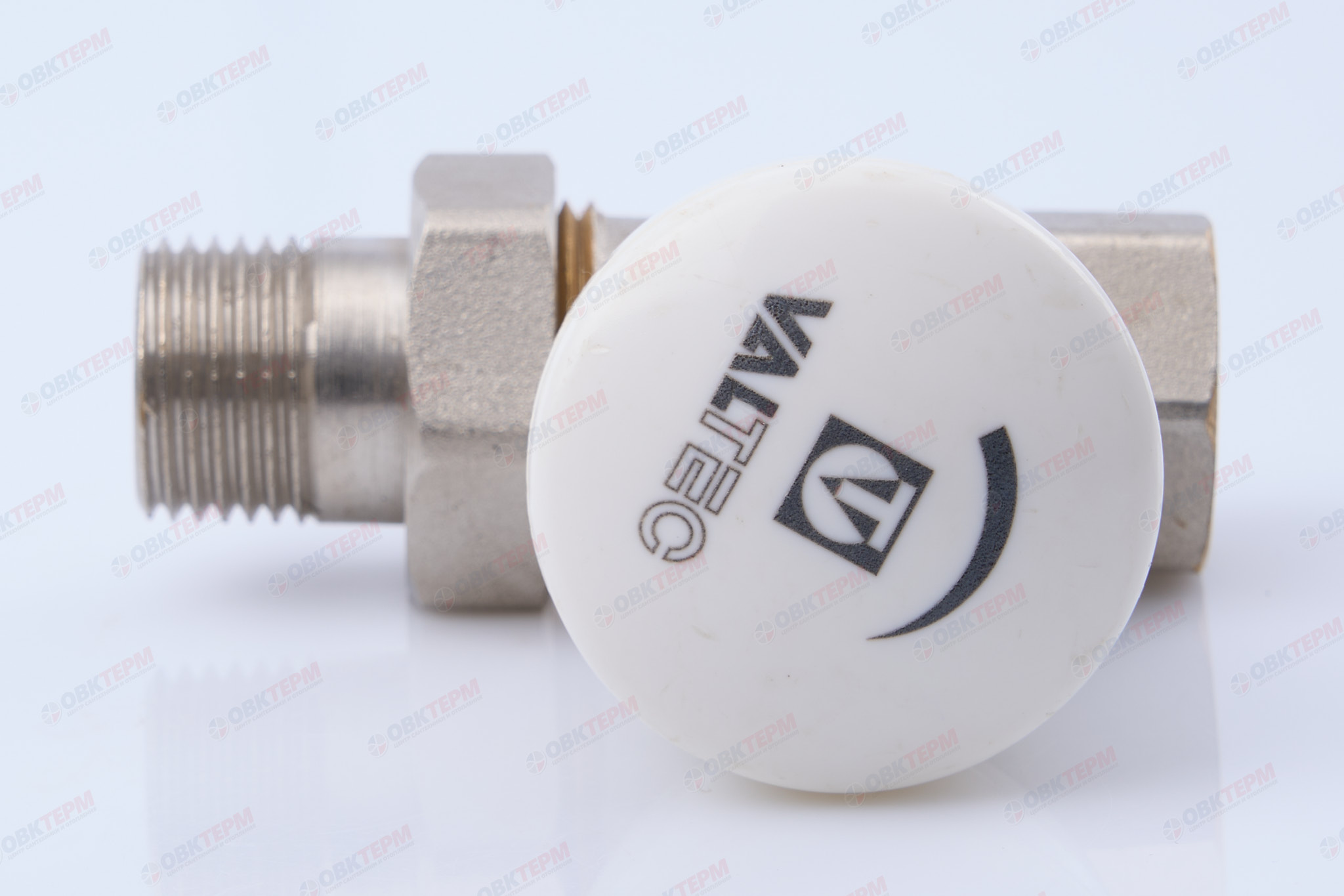 Кран рад.      Valtec Клапан ручной  для радиатора прямой 1/2" (верх) - миниатюра №6