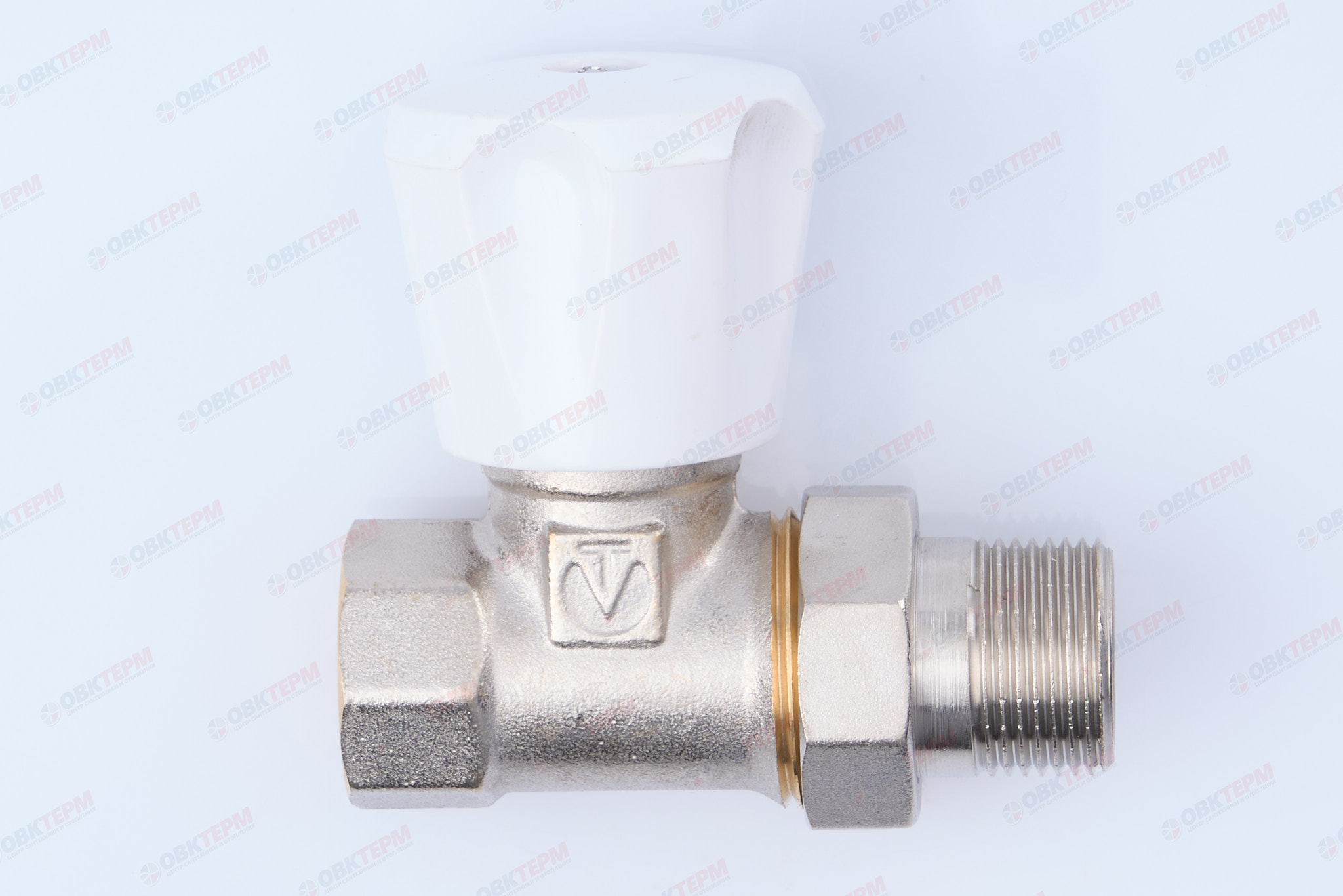 Кран рад.      Valtec Клапан ручной  для радиатора прямой 3/4"  (компактный)             (56ящ/7) - Изображение №3