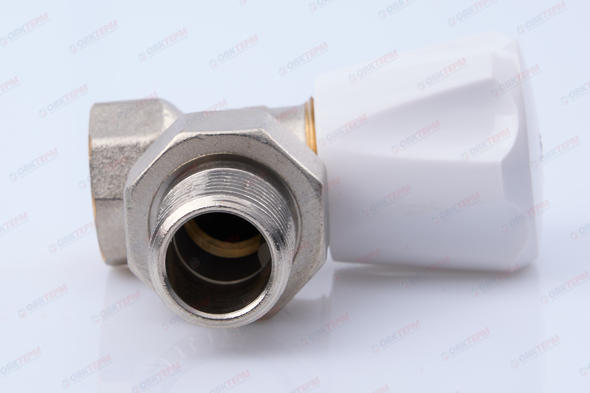 Кран рад.      Valtec Клапан ручной  для радиатора угл.1/2"  (компактный)      (120/8) - Изображение №5