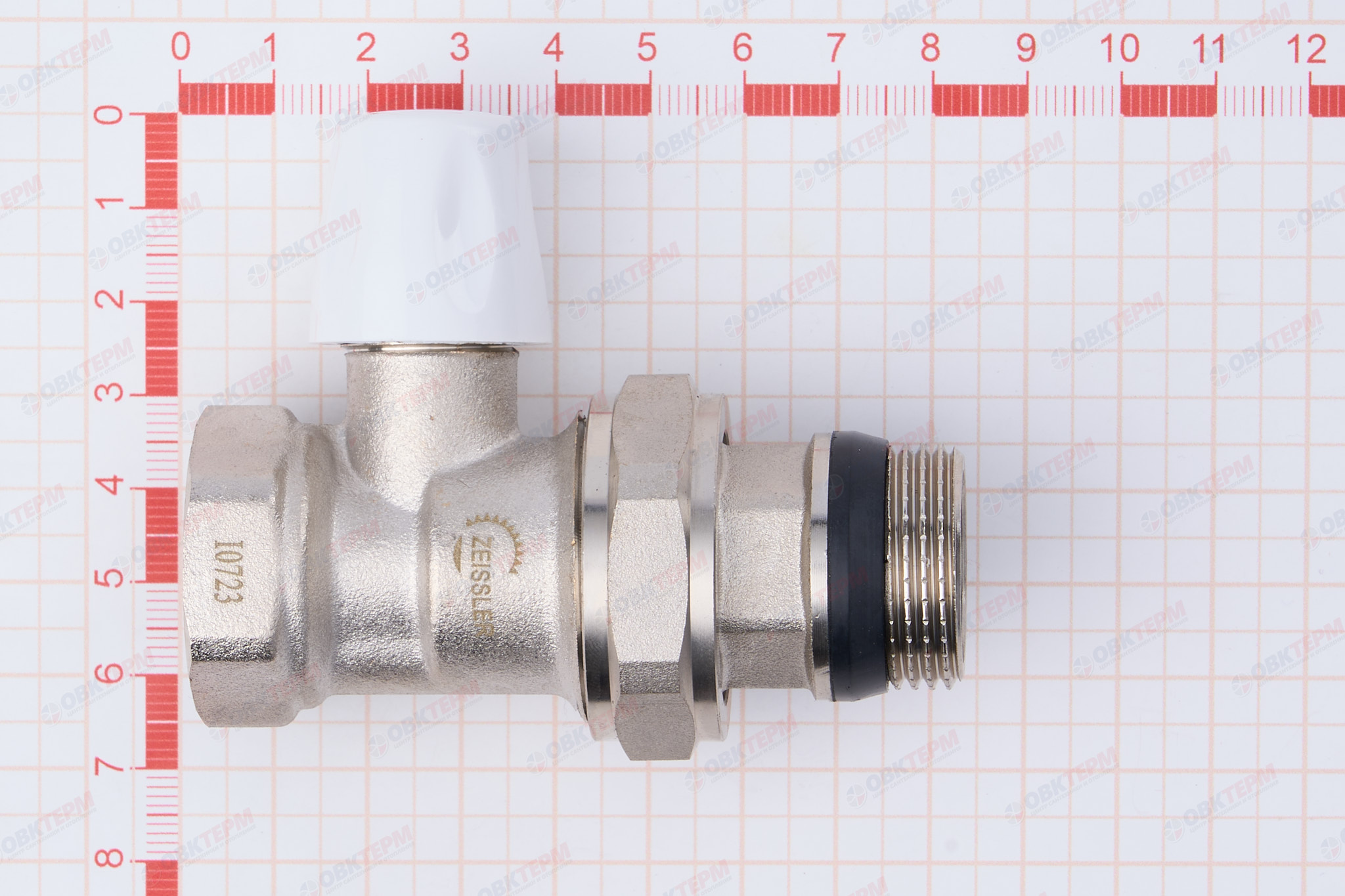Кран рад.     TIM  нижний  прямой 3/4" NEW (ZEISSLER)   (4шт/40ящ) - миниатюра №7
