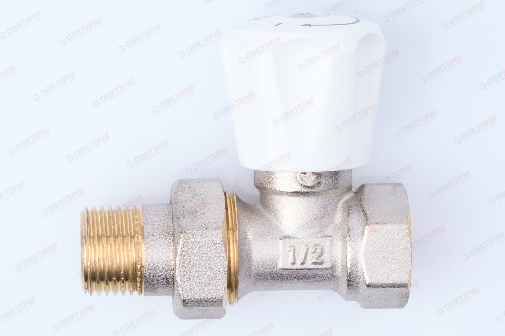 Кран рад.   KOER    верхний прямой 1/2"  усиленный KR.903   (60/15 шт) - Изображение №1