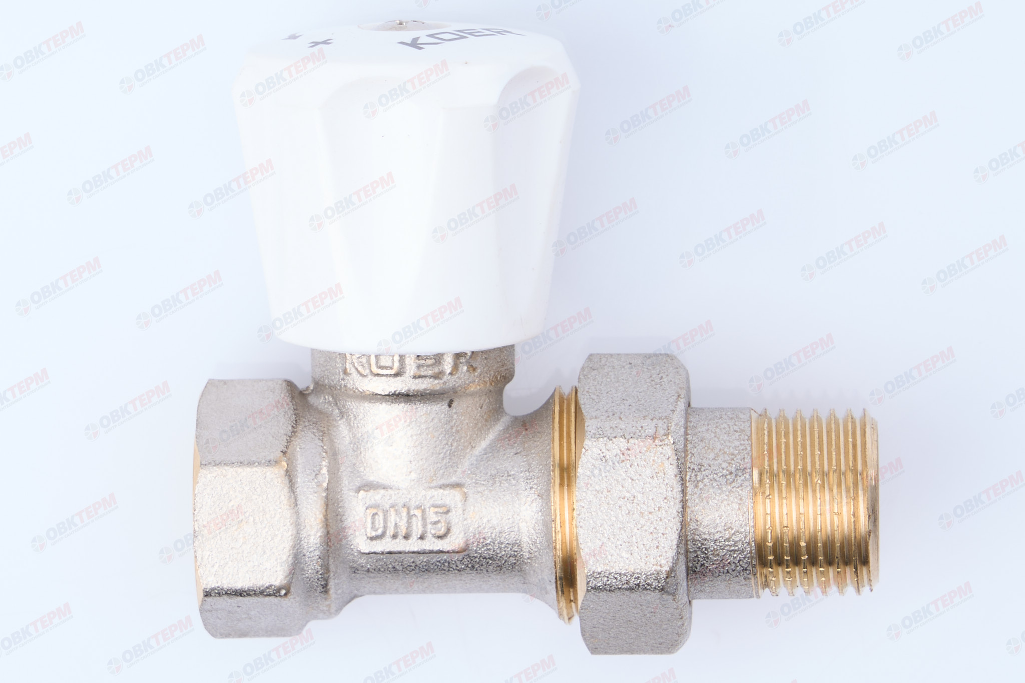 Кран рад.   KOER    верхний прямой 1/2"  усиленный KR.903   (60/15 шт) - Изображение №2