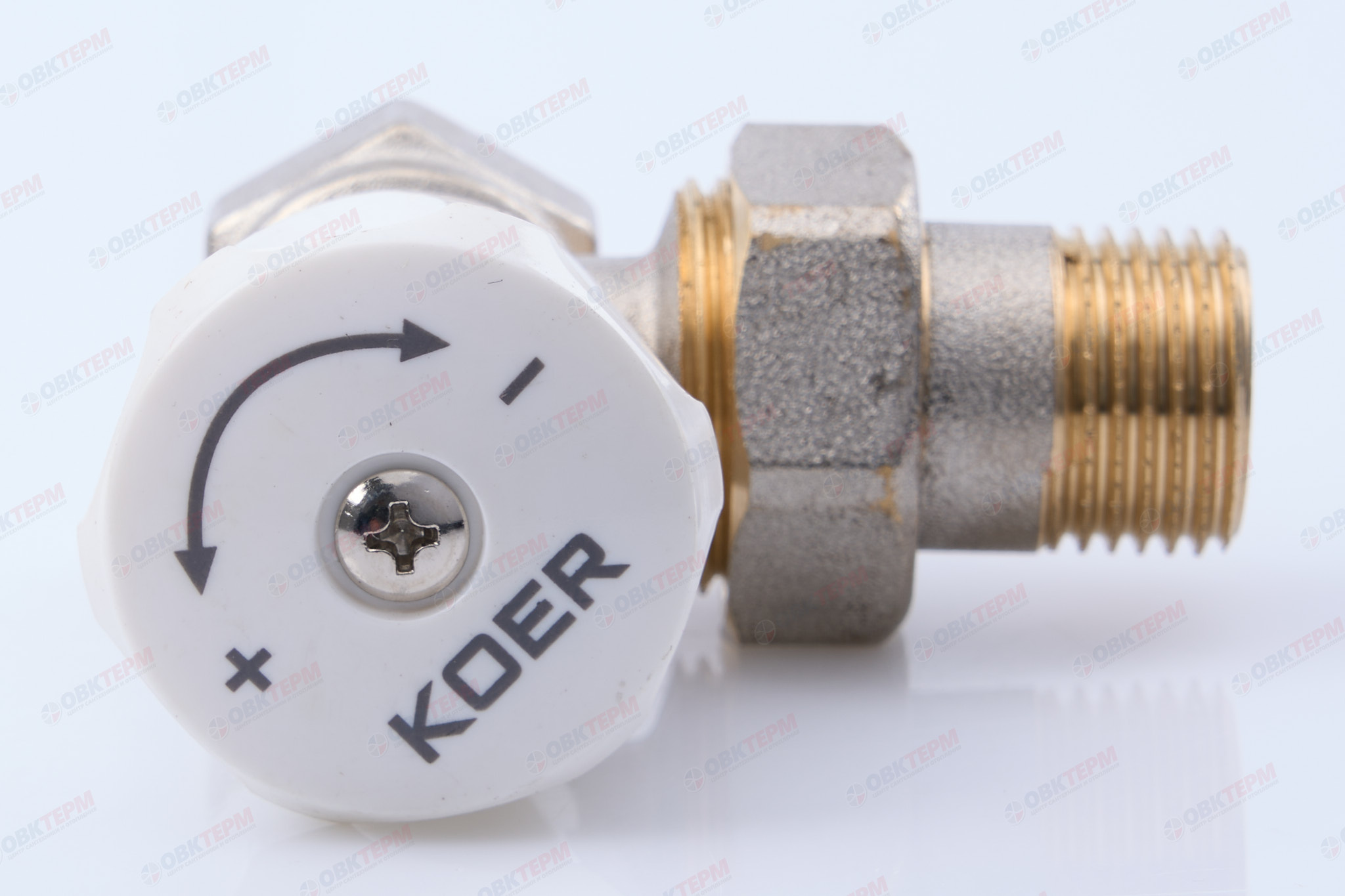 Кран рад.   KOER    верхний угловой 1/2"  усиленный   (64/16 шт)    KR901/KR905 - Изображение №5