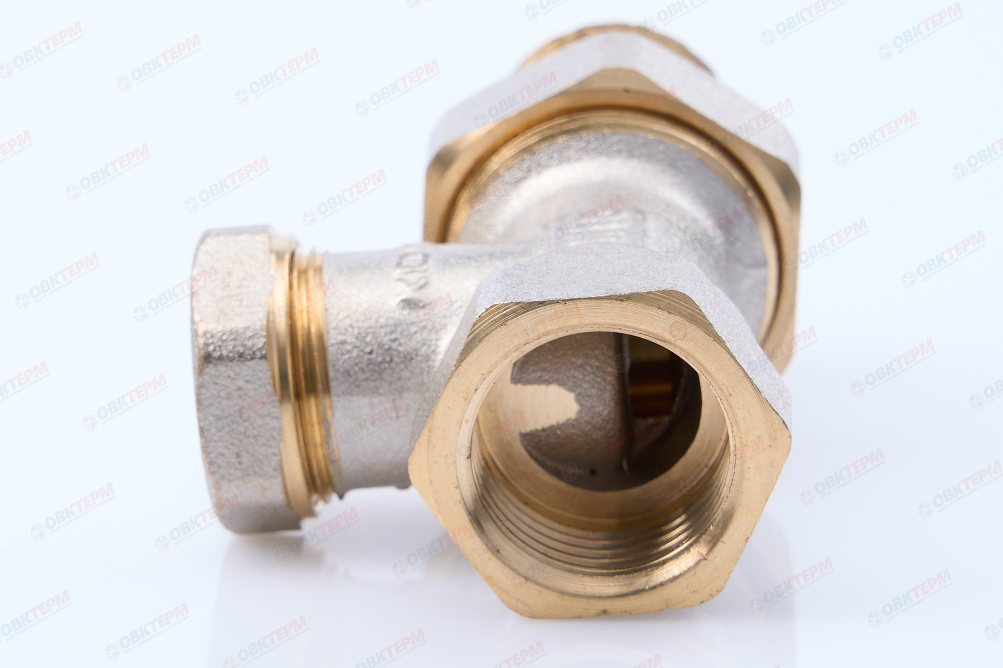 Кран рад.   KOER    нижний прямой 1/2"  усиленный KR.904   (80/20 шт) - миниатюра №4