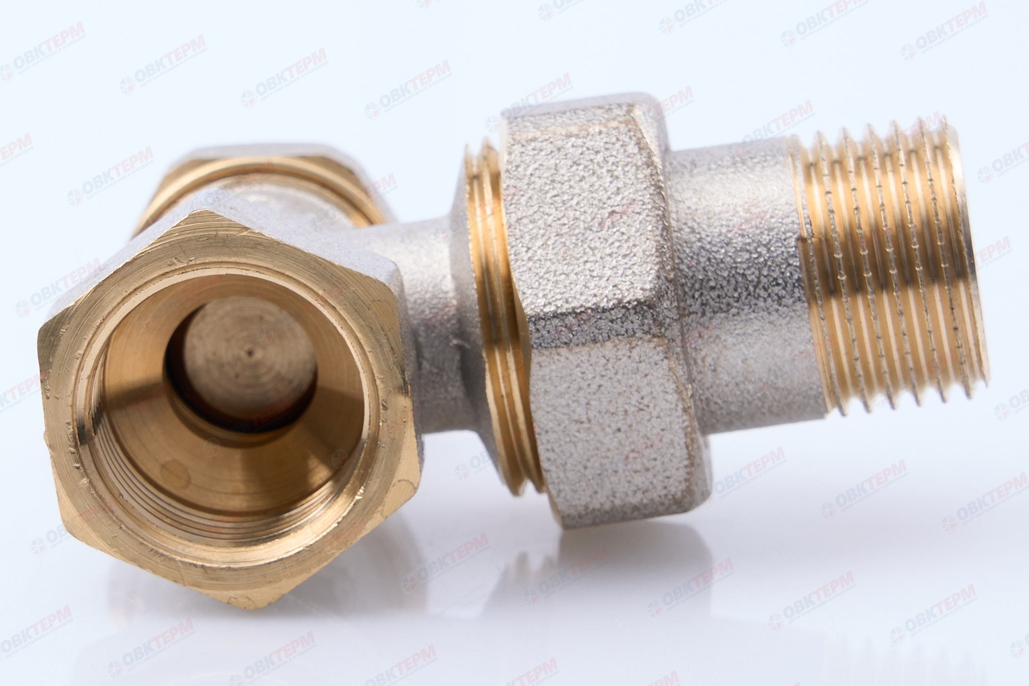Кран рад.   KOER    нижний угловой 1/2"  усиленный  KR.902  (100/25 шт) - миниатюра №4