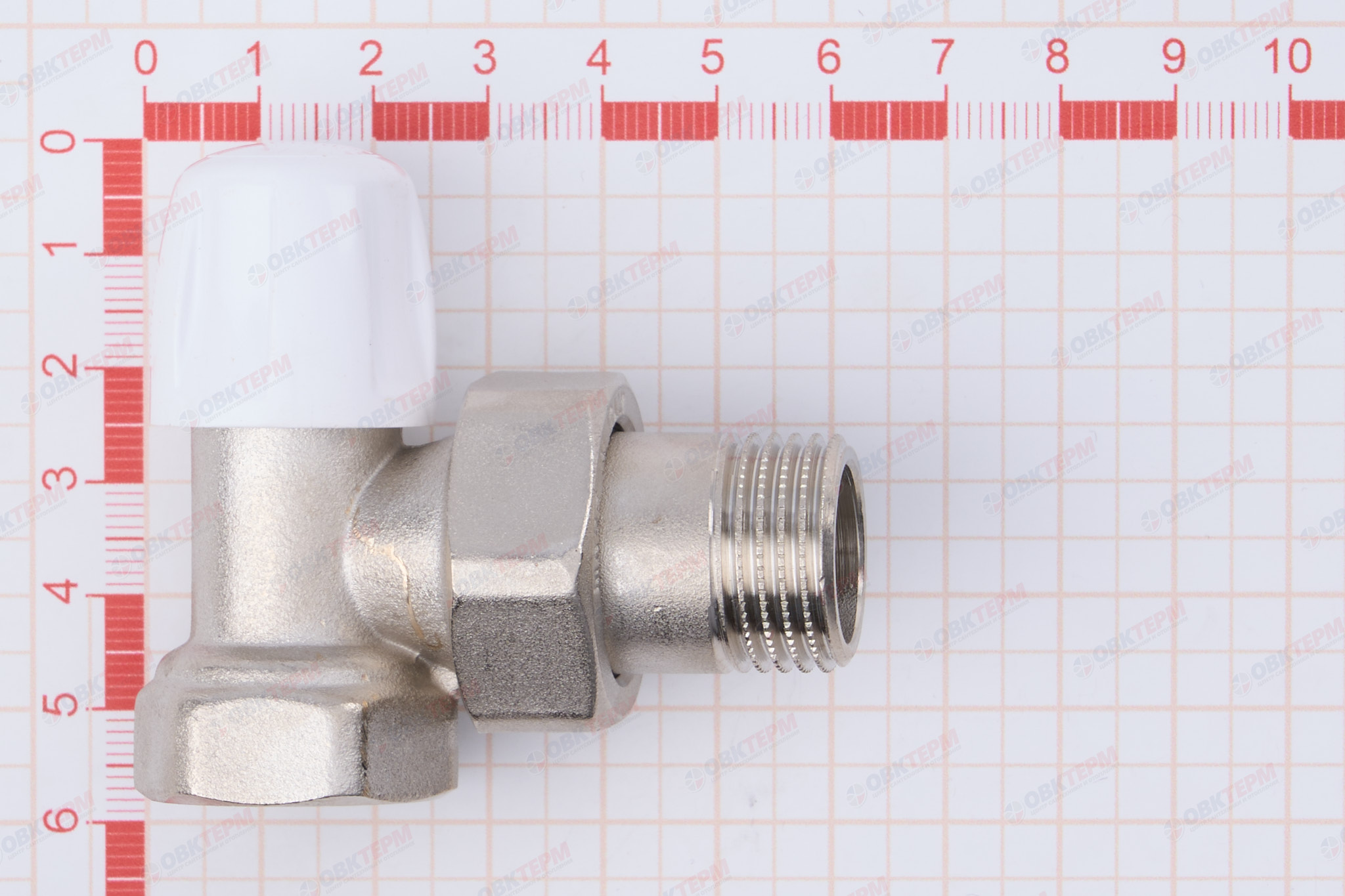 Кран рад.  ICMA нижний угловой 805 1/2"        (50) - миниатюра №6