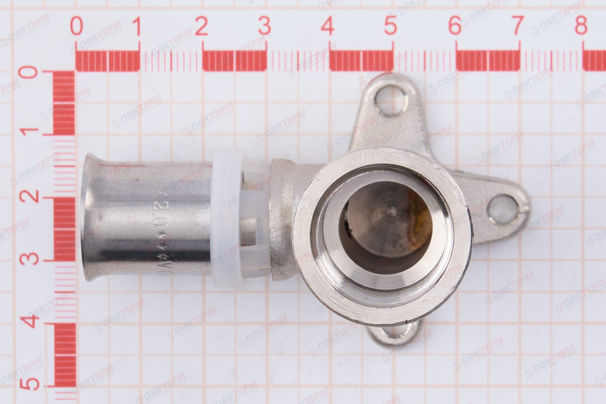 Водорозетка пресс  Valtec 16*1/2"     удлиненная            (10уп/60ящ) - миниатюра №9