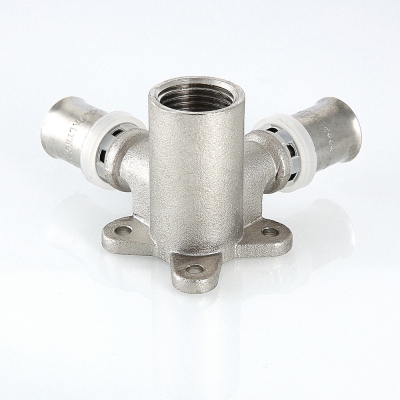 Водорозетка пресс проходная Valtec 16*1/2"         (10уп/30ящ) - Изображение №2