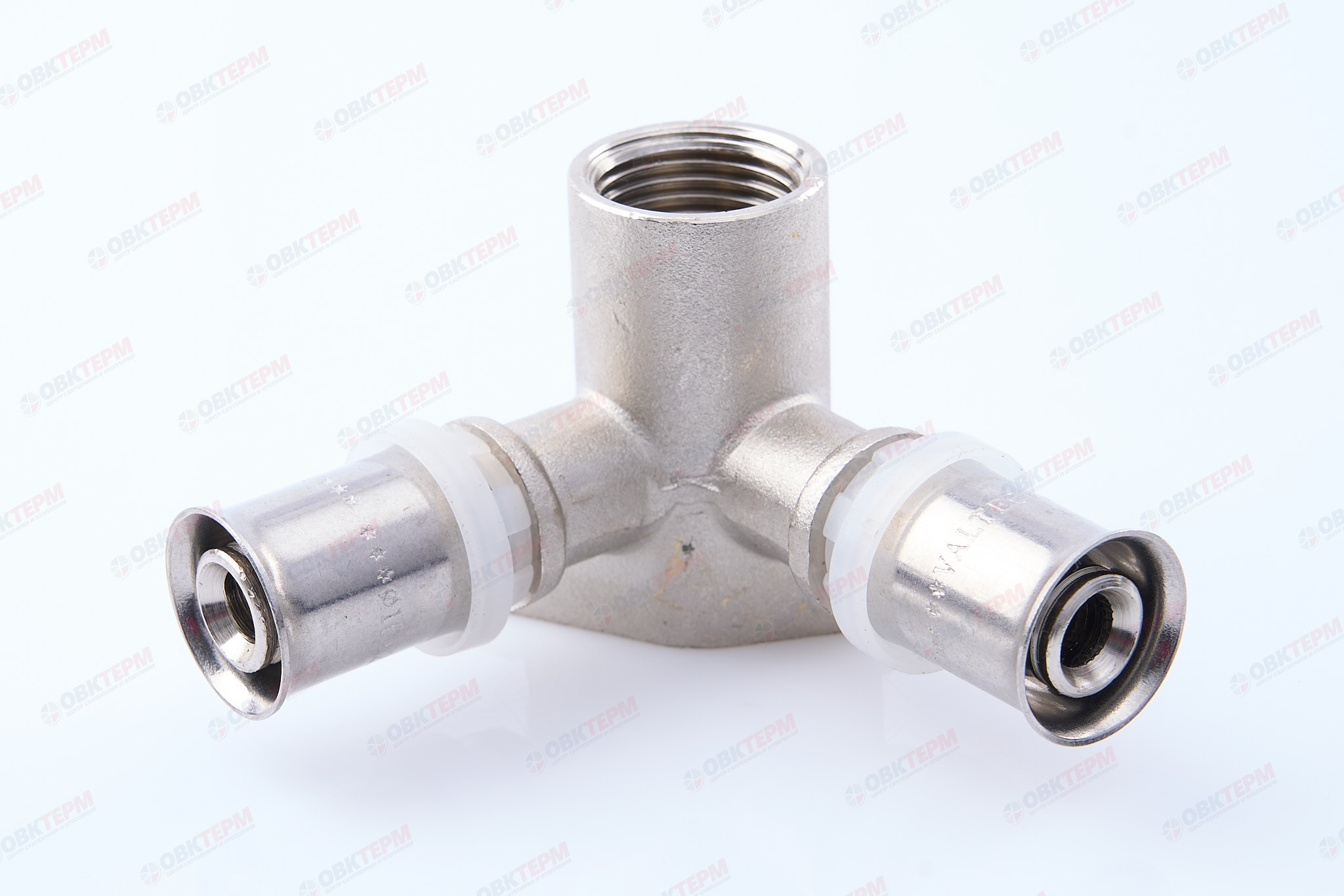Водорозетка пресс проходная Valtec 16*1/2"         (10уп/30ящ) - миниатюра №7