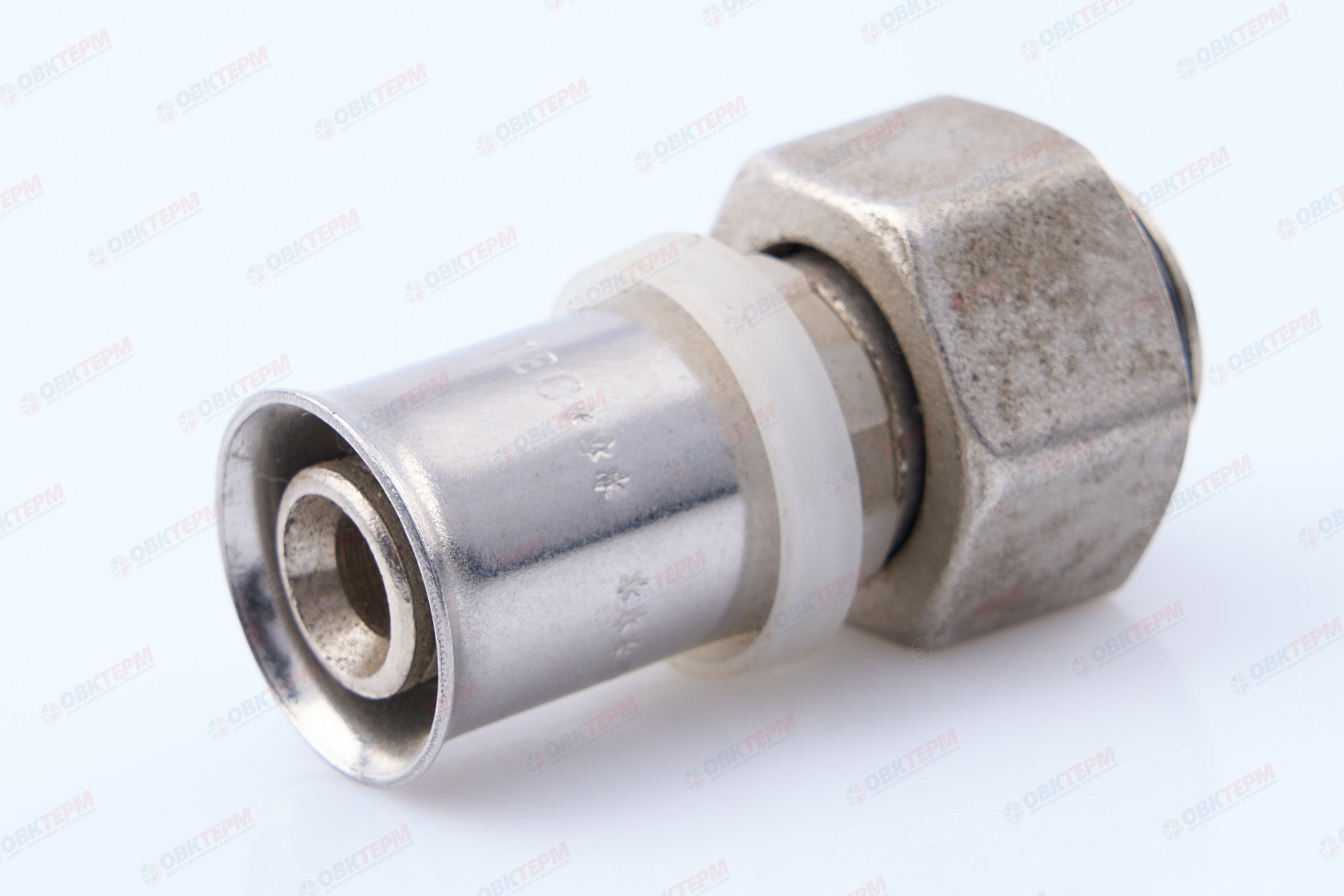 Евроконус  пресс для м/п трубы 16 (2,0) * 1/2"  Valtec        (10уп/260ящ) - Изображение №1