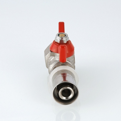Кран шаровый        Valtec       под пресс, рукоятка бабочка 16*1/2 В  (12уп/192ящ) - миниатюра №6