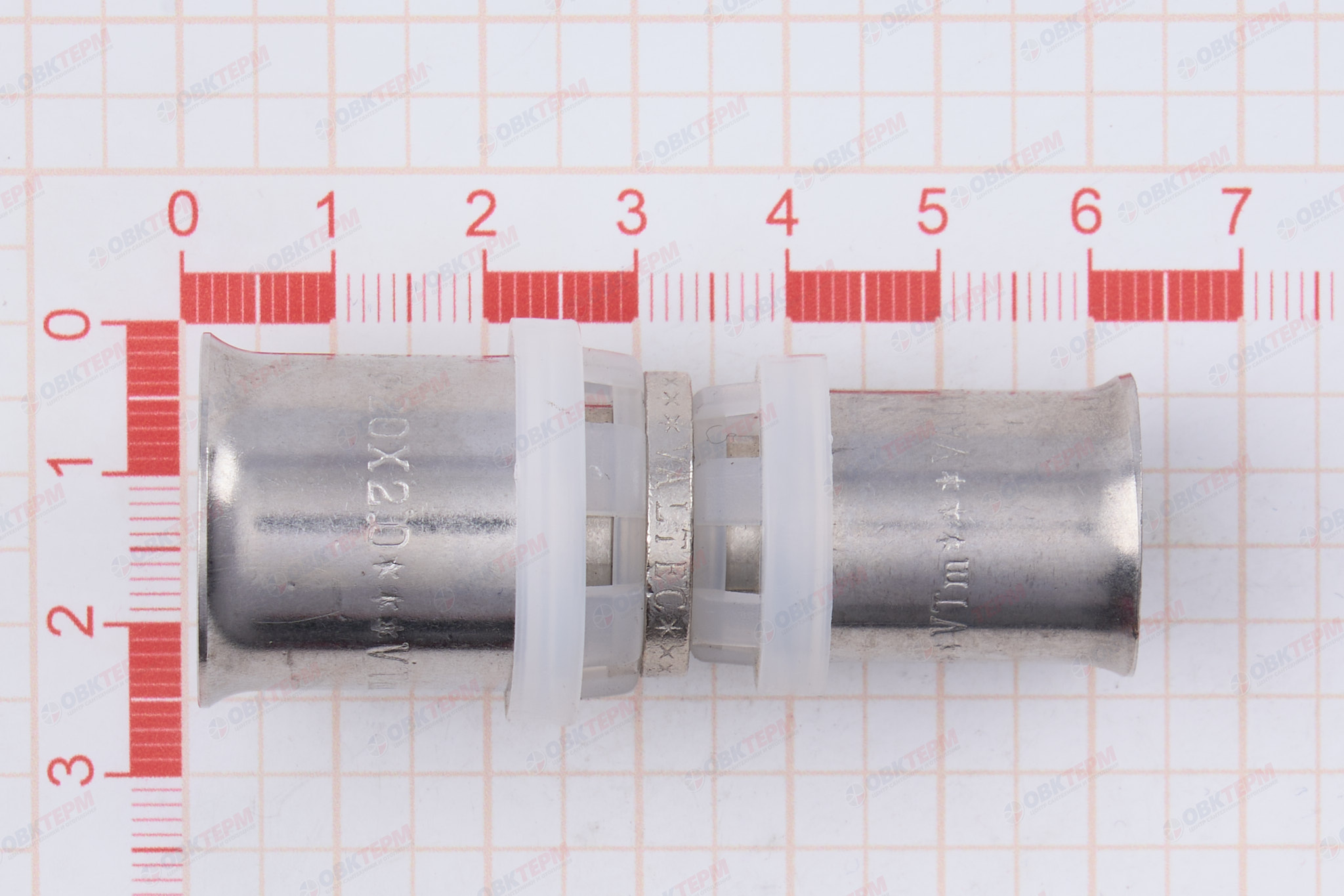 Соединитель  пресс  Valtec 16*20             (10уп/120ящ) - миниатюра №6