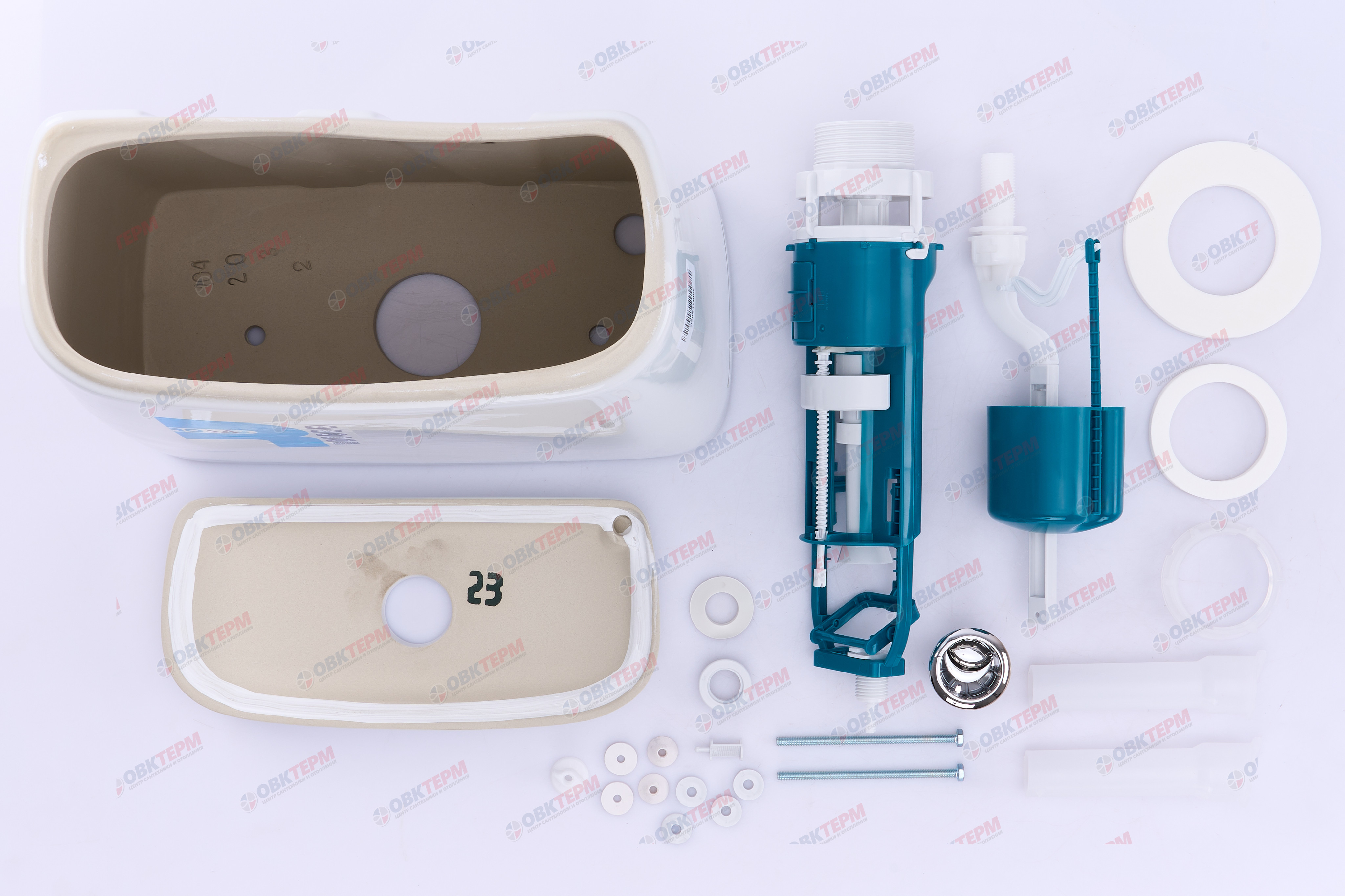 ROSA Бачок "Премьер" (унитаз ПРЕМЬЕР), нижний подвод (210мм) - миниатюра №6