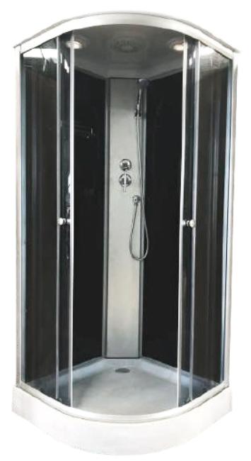 Душевая кабина ДАНА 283 B 100*100*215 (стекло 4мм, низкий поддон) (3 места) - Изображение №1