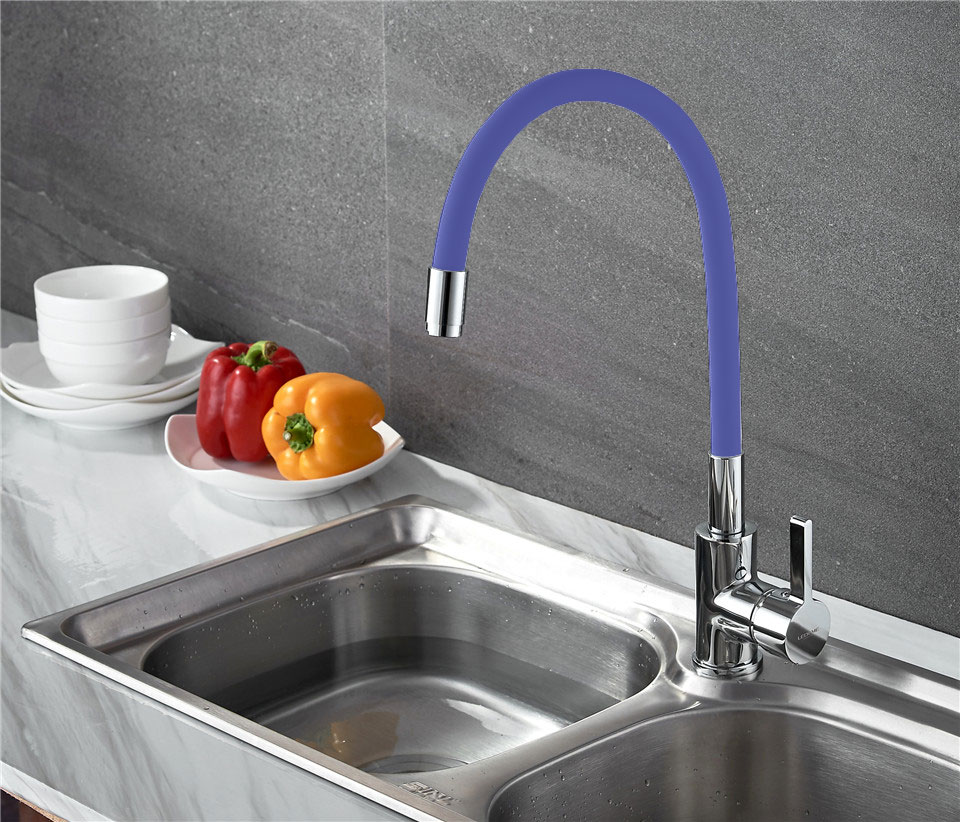 Смеситель д/кухни REFLECTOR ZERIX FADE-011 (LR4898-6) (голубой) (10 шт/ящ) - миниатюра №2