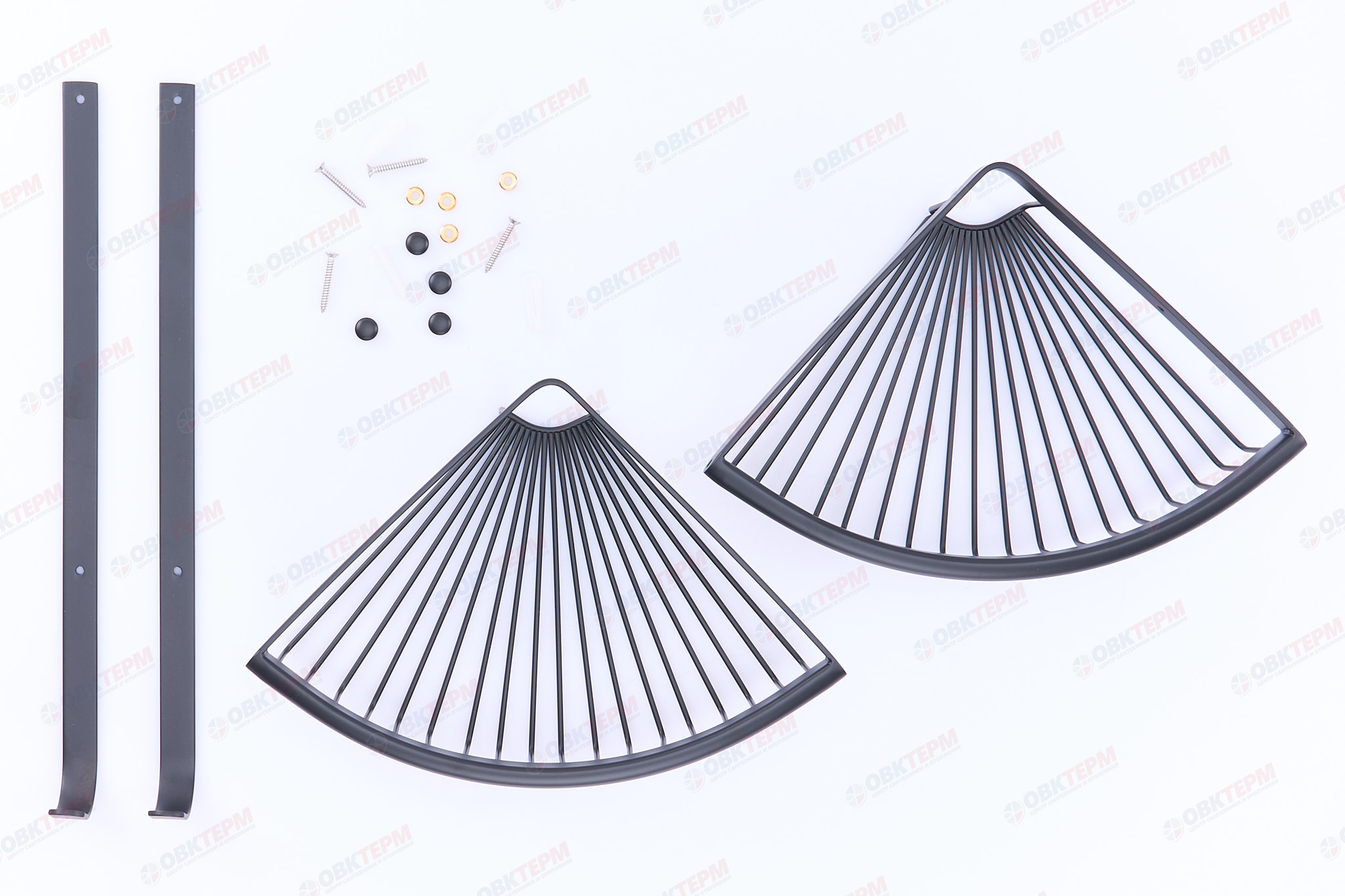 Полка  2-х ярусная с крючками угловая     F352-16   FRAP - Изображение №3