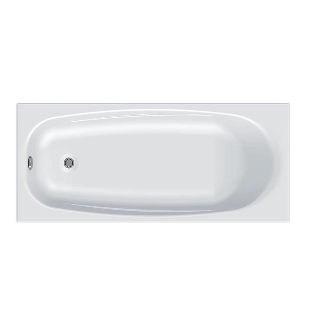 Ванна акрил OVIVA Base mini 150*70*40 (без экрана и ножек) - Изображение №1