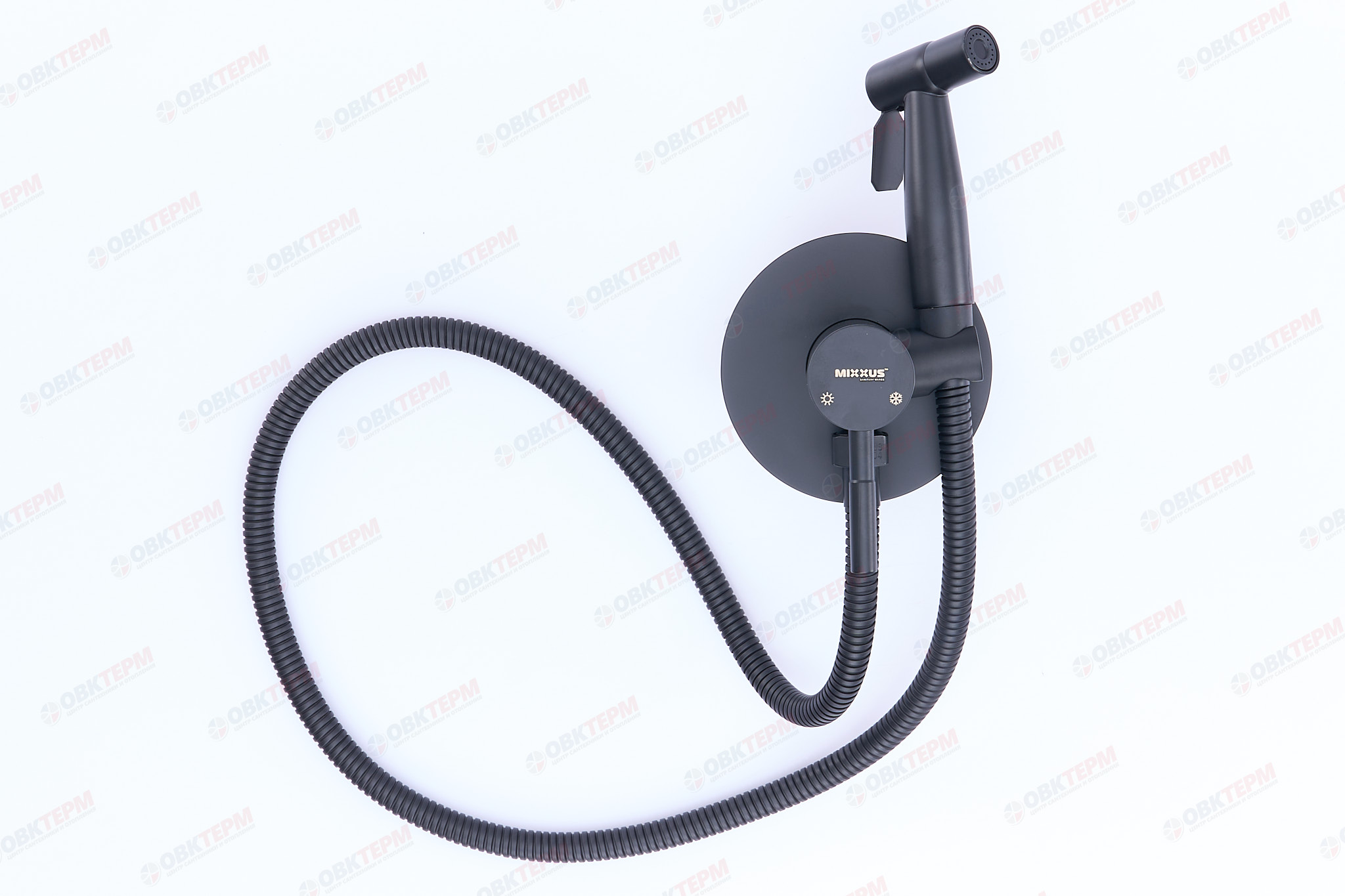 Смеситель с гигиеническим душем MIXXUS SUS-333 BLACK  (12 шт/ящ) - миниатюра №3