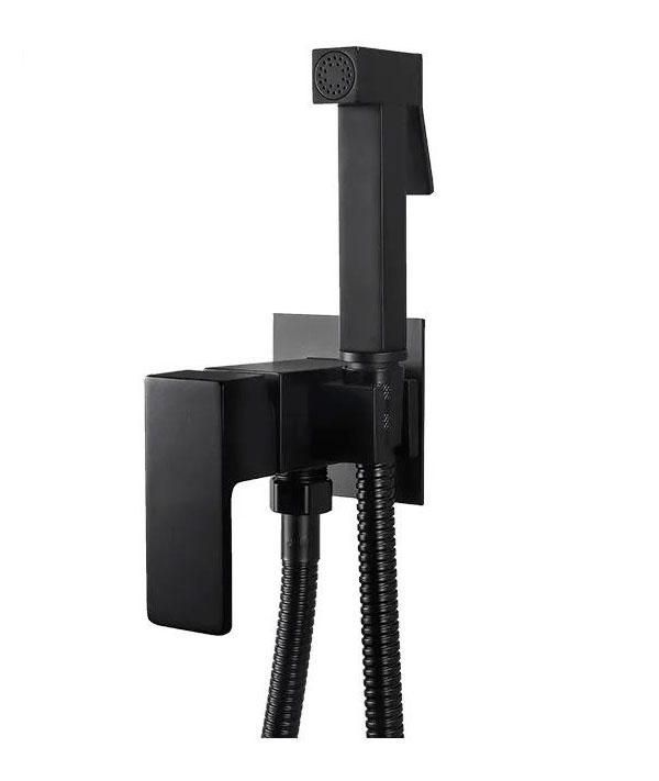 Смеситель с гигиеническим душем MIXXUS SUS-333 BLACK  (12 шт/ящ) - миниатюра №2