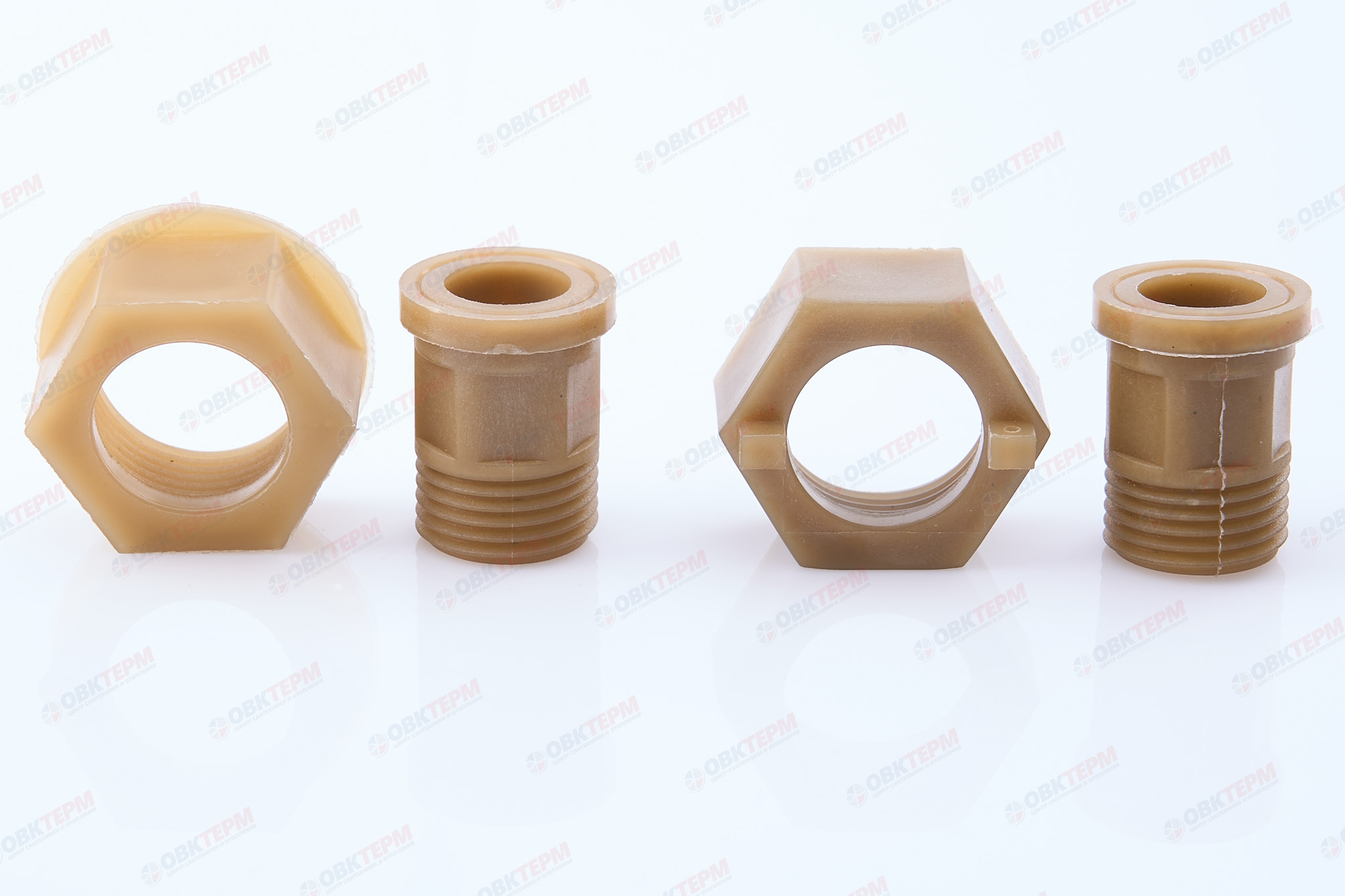 Полусгон с накидной гайкой 1/2"х3/4 пара (пластик) только Крым - миниатюра №6
