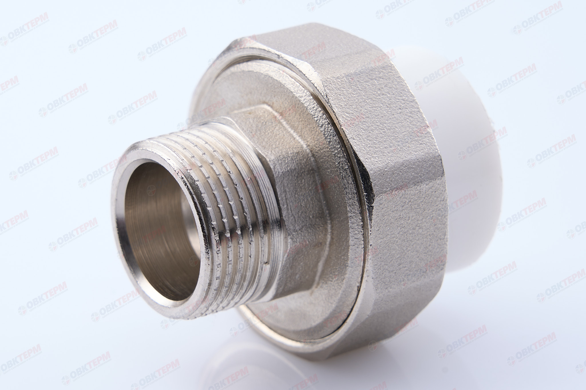 Разборное соединение   25 *  3/4"  Н   БЕЛАЯ          (PRO AQUA)    (65/13) - Изображение №1