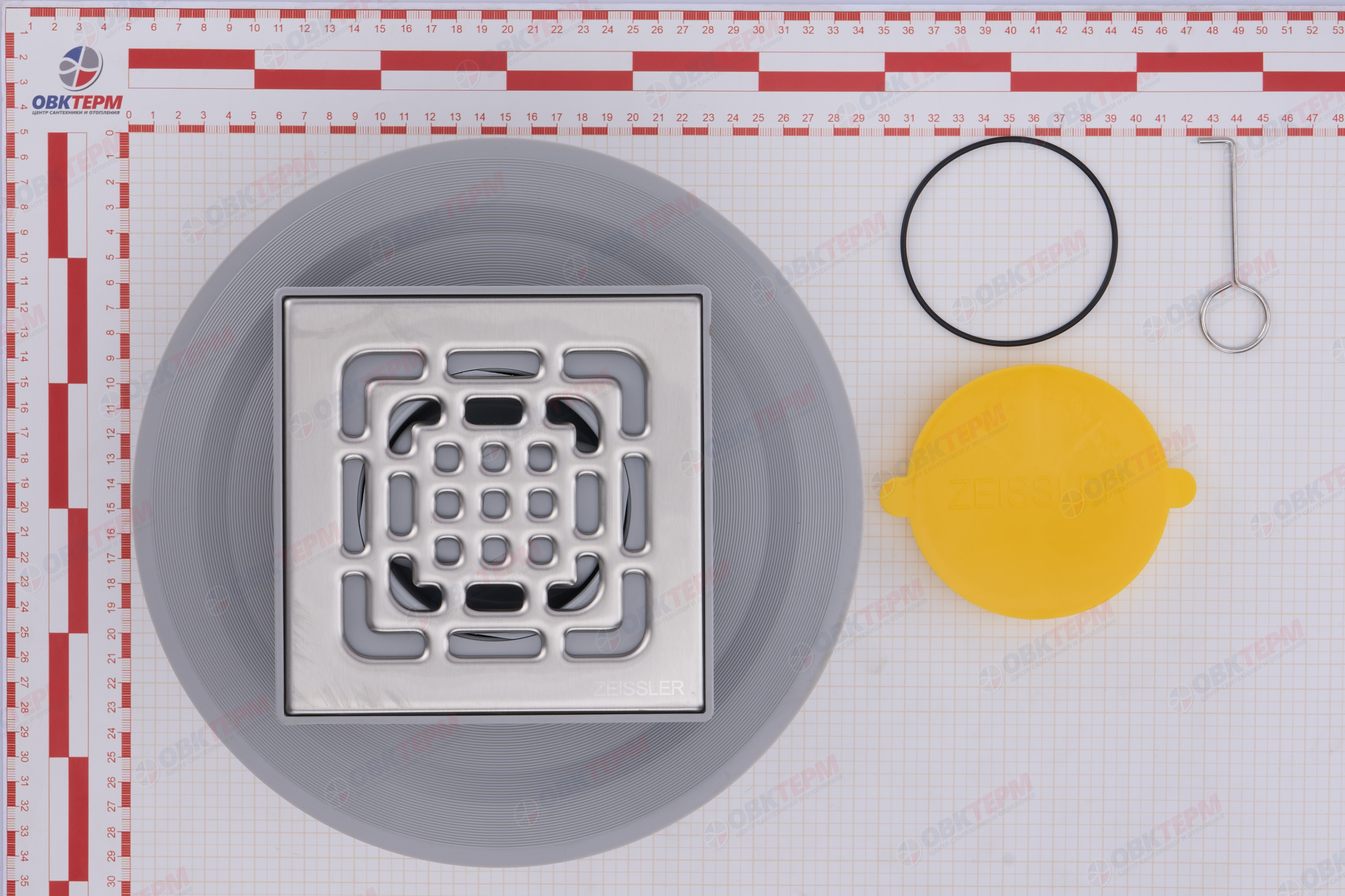 Трап 50 вертикальный  15*15 с сухим затвором  ZEISSLER - Изображение №4