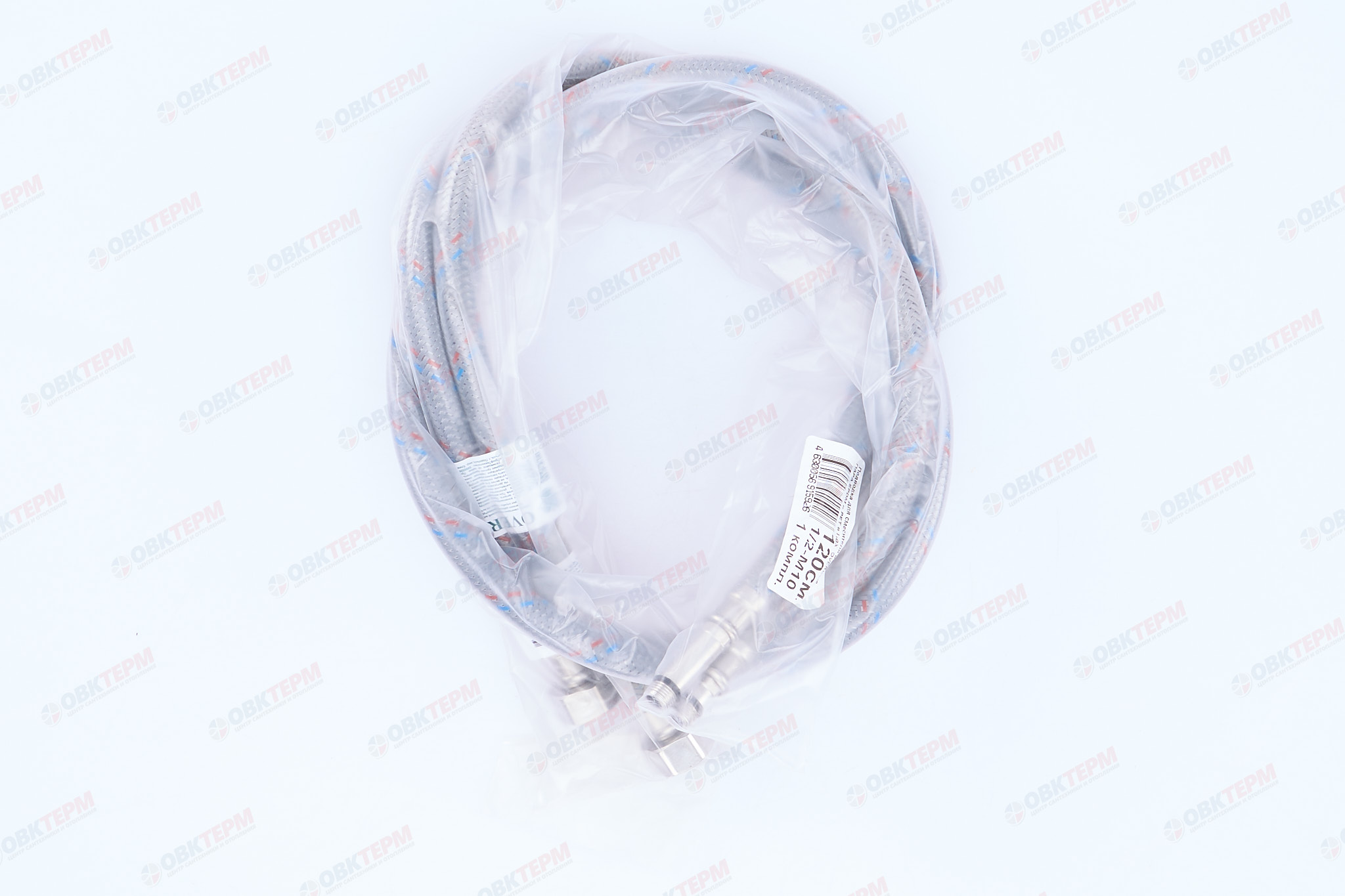 Шланг   1/2" игла,  в силикон. обмотке (пара)    120 см М10  "OVERCON"  (40шт/ящ) - Изображение №4