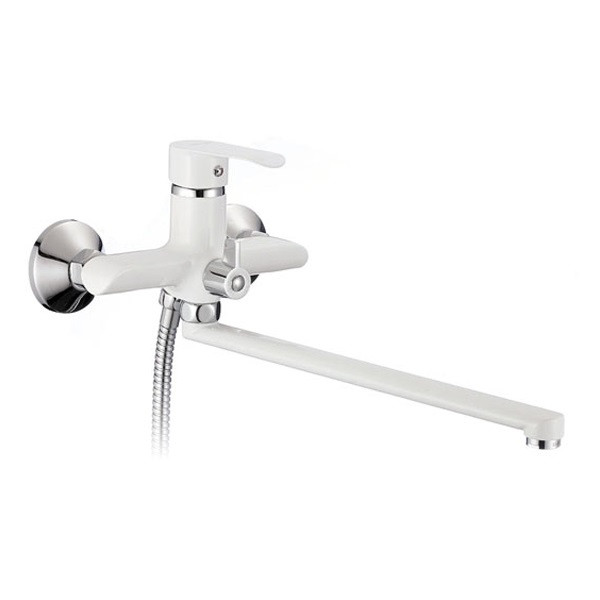 Смеситель д/ванны MIXXUS COLORADO 006 EURO WHITE (белый) Ø35  (10 шт/ящ) - Изображение №1
