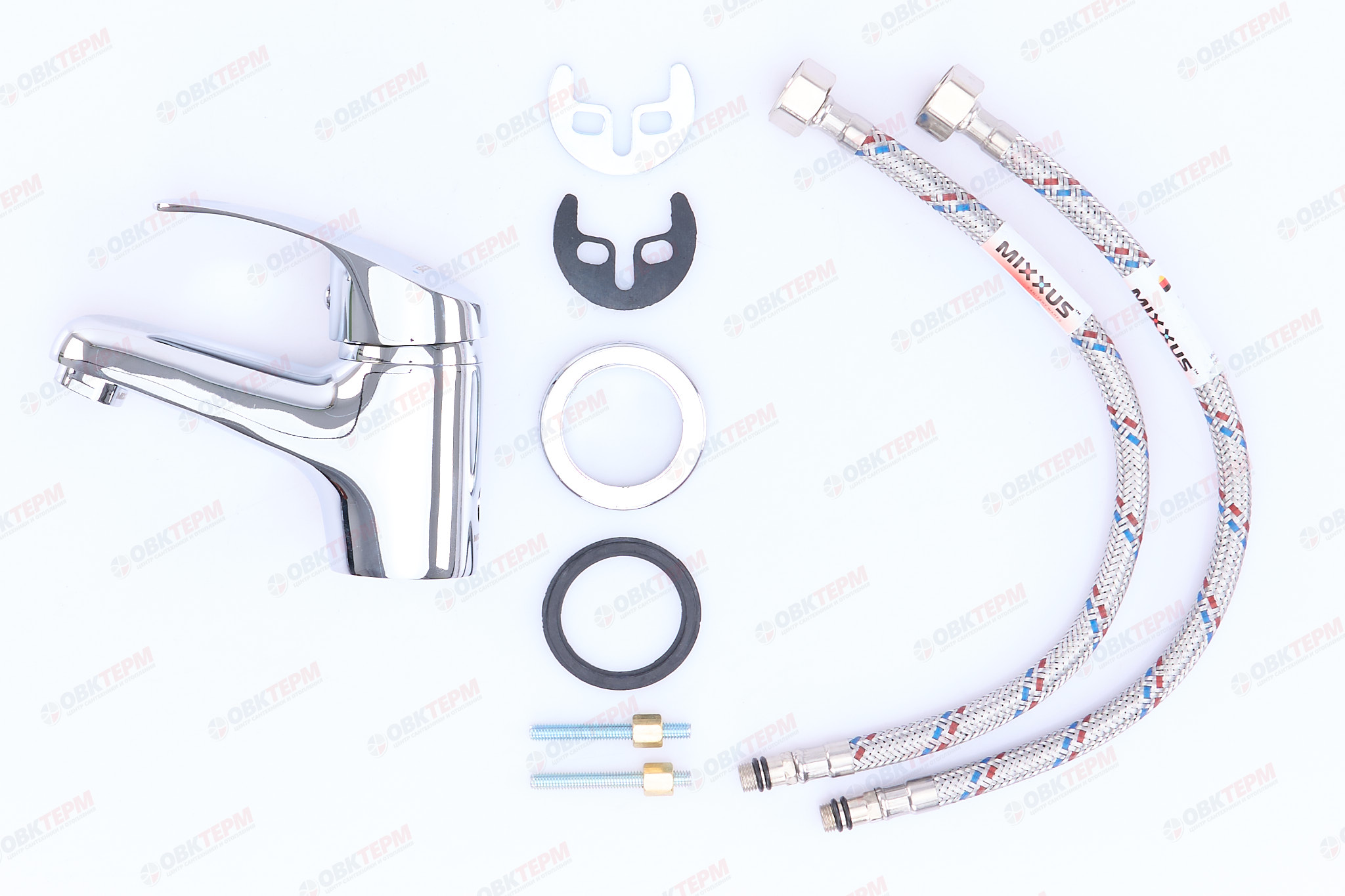 Смеситель д/умывальника MIXXUS FABIO  001 Ø40 шпилька (10 шт/ящ) - Изображение №4