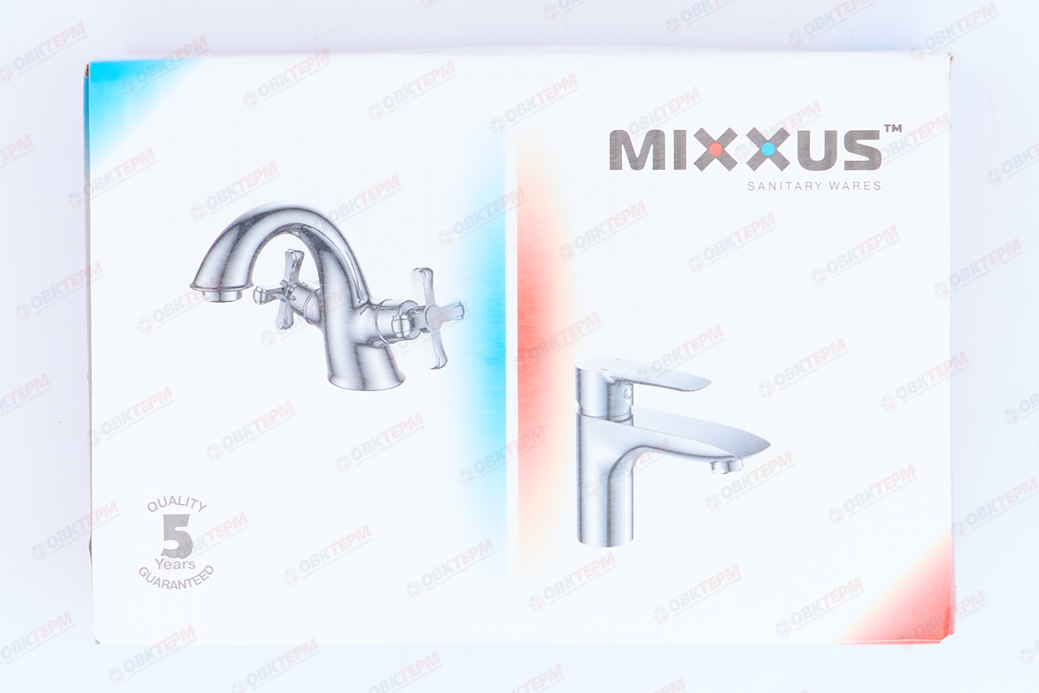 Смеситель д/умывальника MIXXUS FABIO  001 Ø40 шпилька (10 шт/ящ) - миниатюра №7