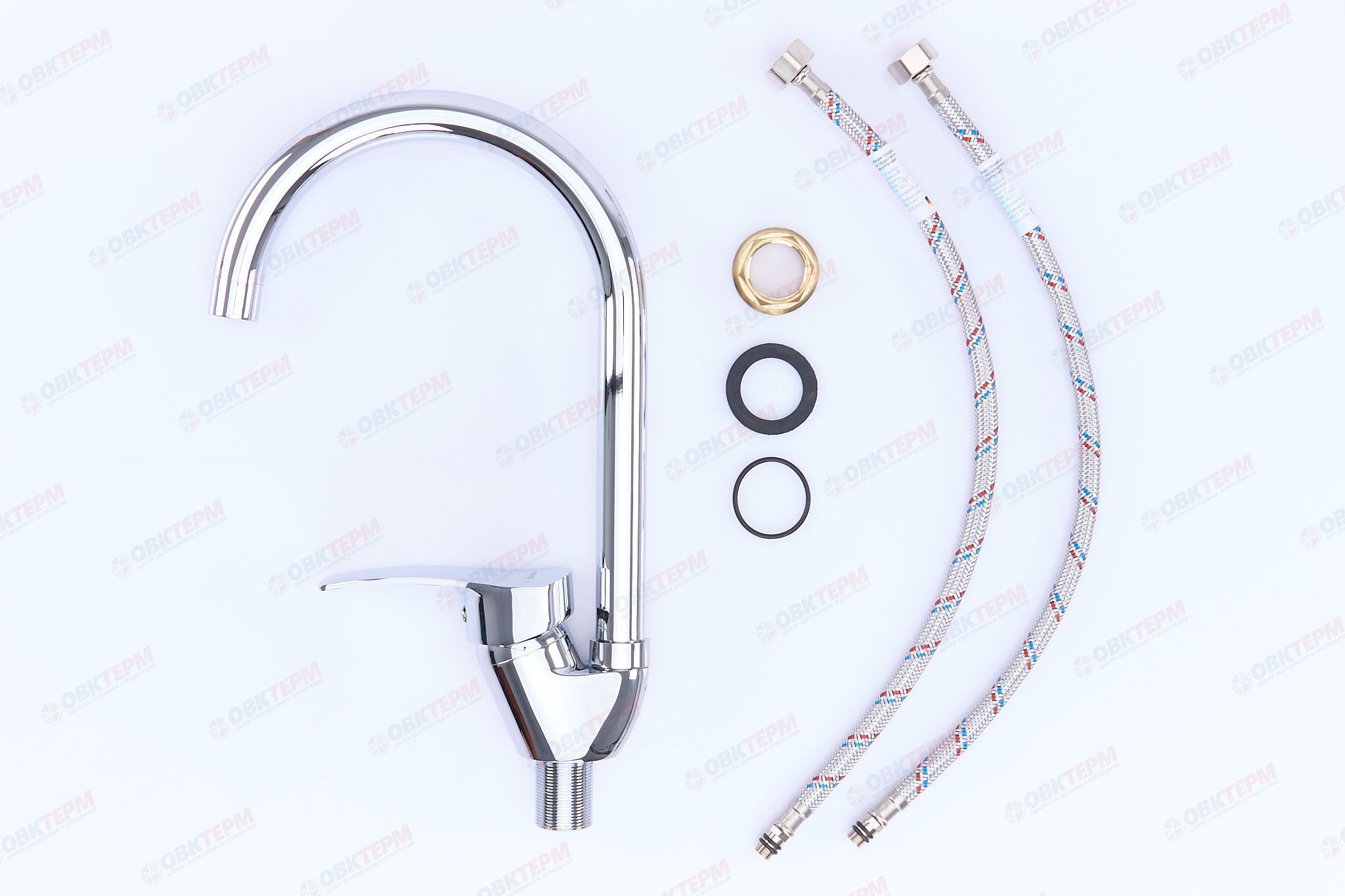 Смеситель д/кухни MIXXUS FOCUS 777-G Ø40 ГАЙКА (10 шт/ящ) - Изображение №3