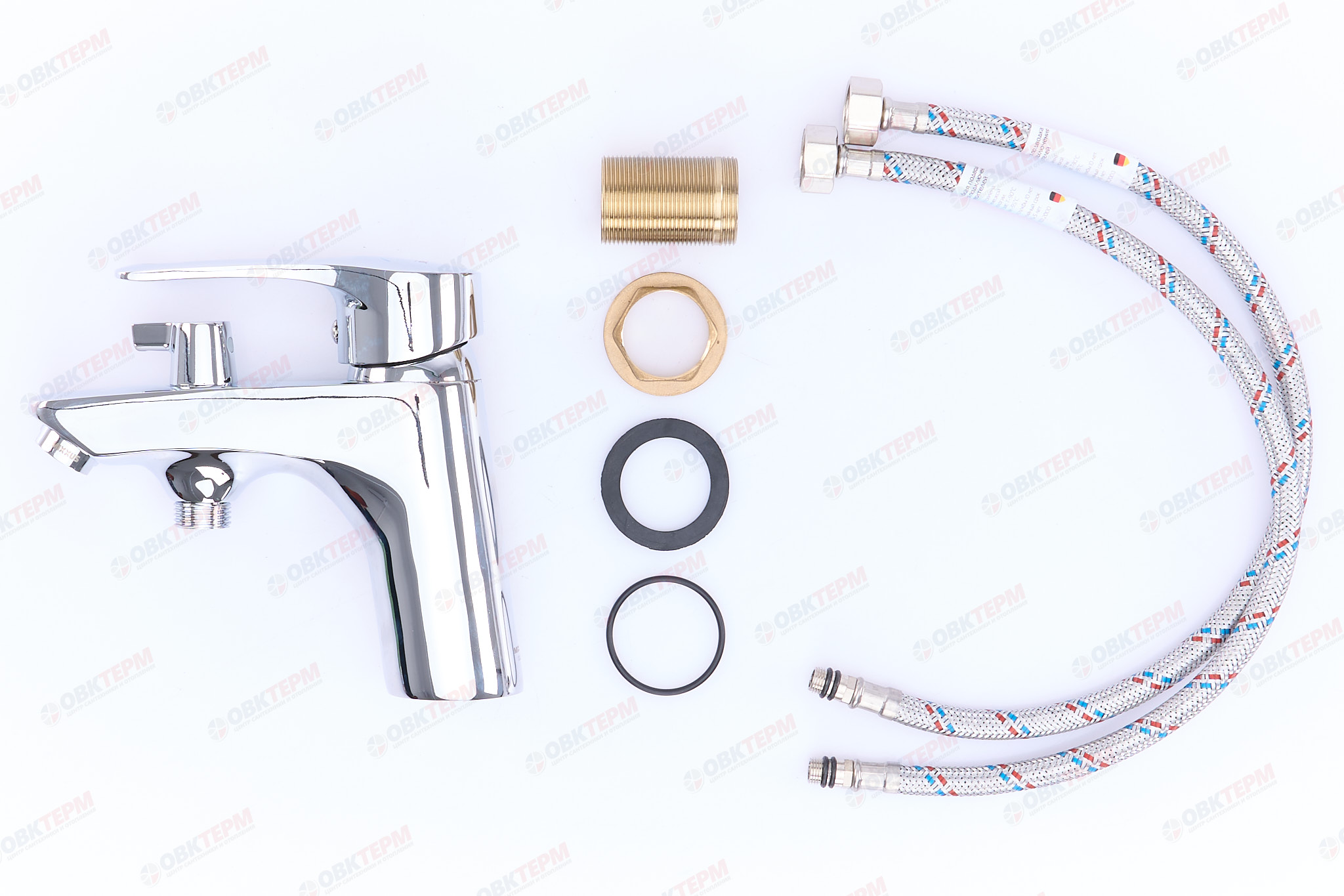 Смеситель д/умывальника MIXXUS HANSBERG 001 (SH)  Ø40 ГАЙКА (10 шт/ящ) - Изображение №4