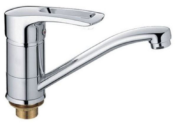 Смеситель д/кухни MIXXUS HANSBERG 555 Ø40 15 см на ГАЙКЕ (10 шт/ящ) - Изображение №1