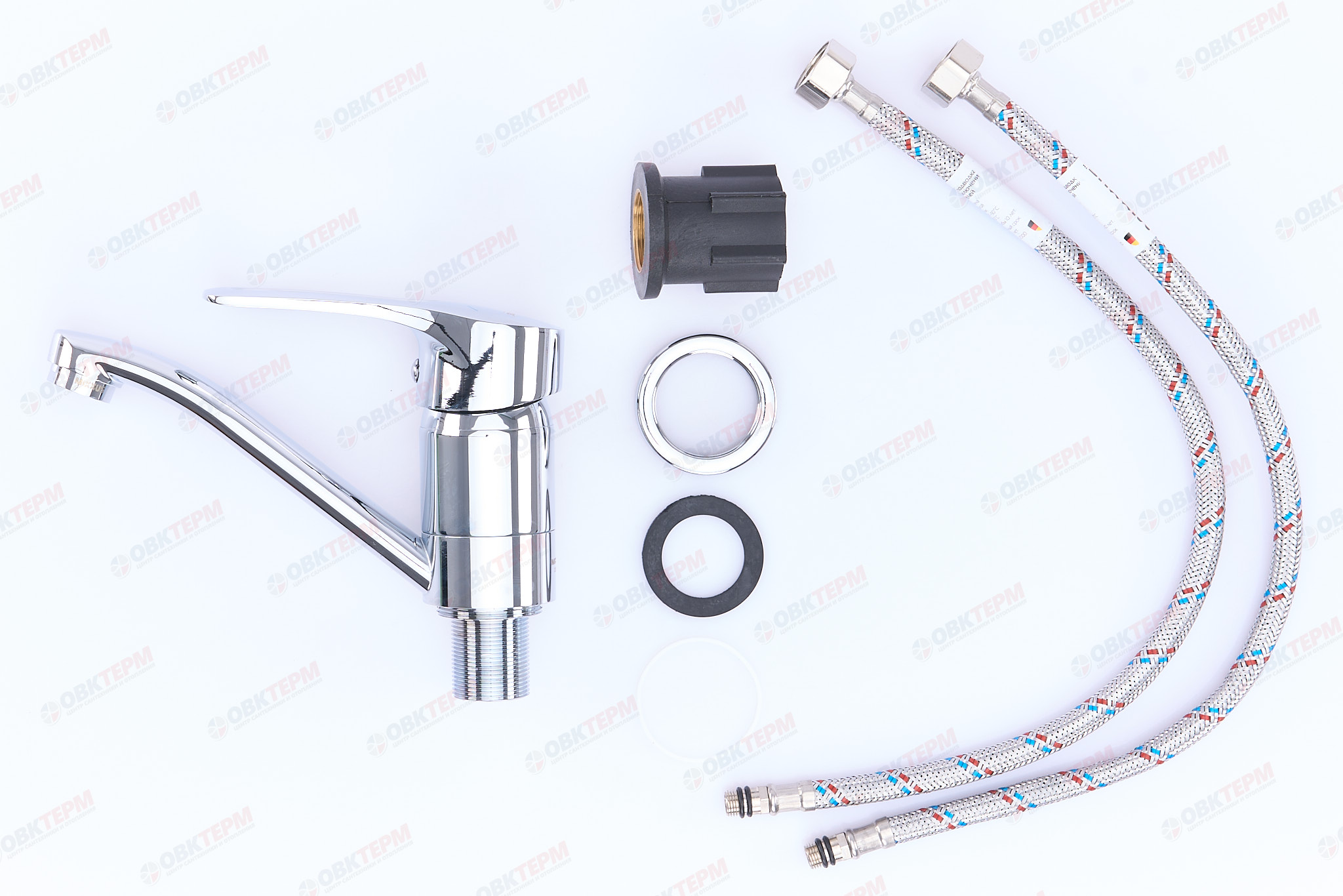 Смеситель д/кухни MIXXUS HANSBERG 555 Ø40 15 см на ГАЙКЕ (10 шт/ящ) - Изображение №4