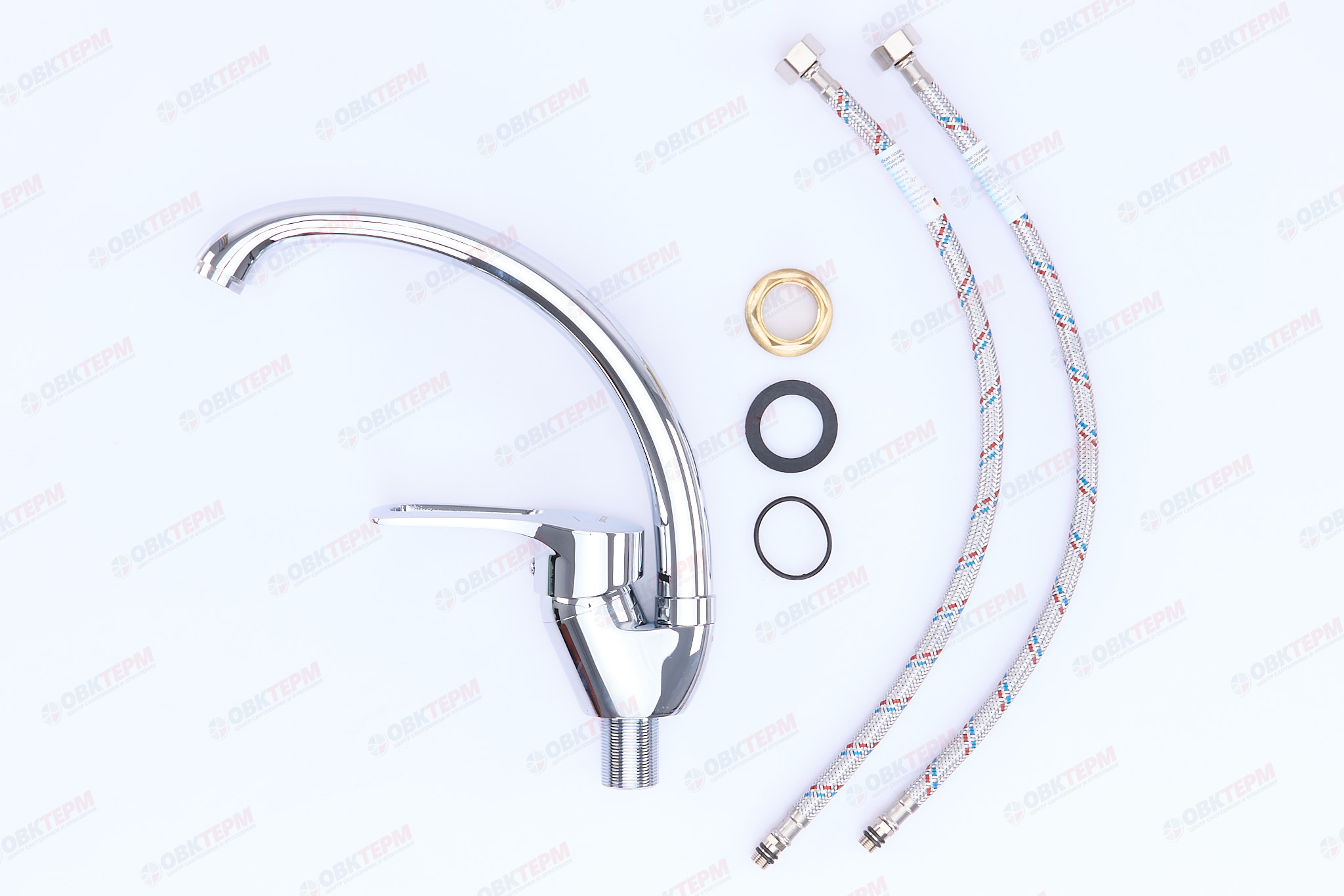 Смеситель д/кухни MIXXUS HANSBERG 777 / 011 Ø40 ГАЙКА (10 шт/ящ) - Изображение №3